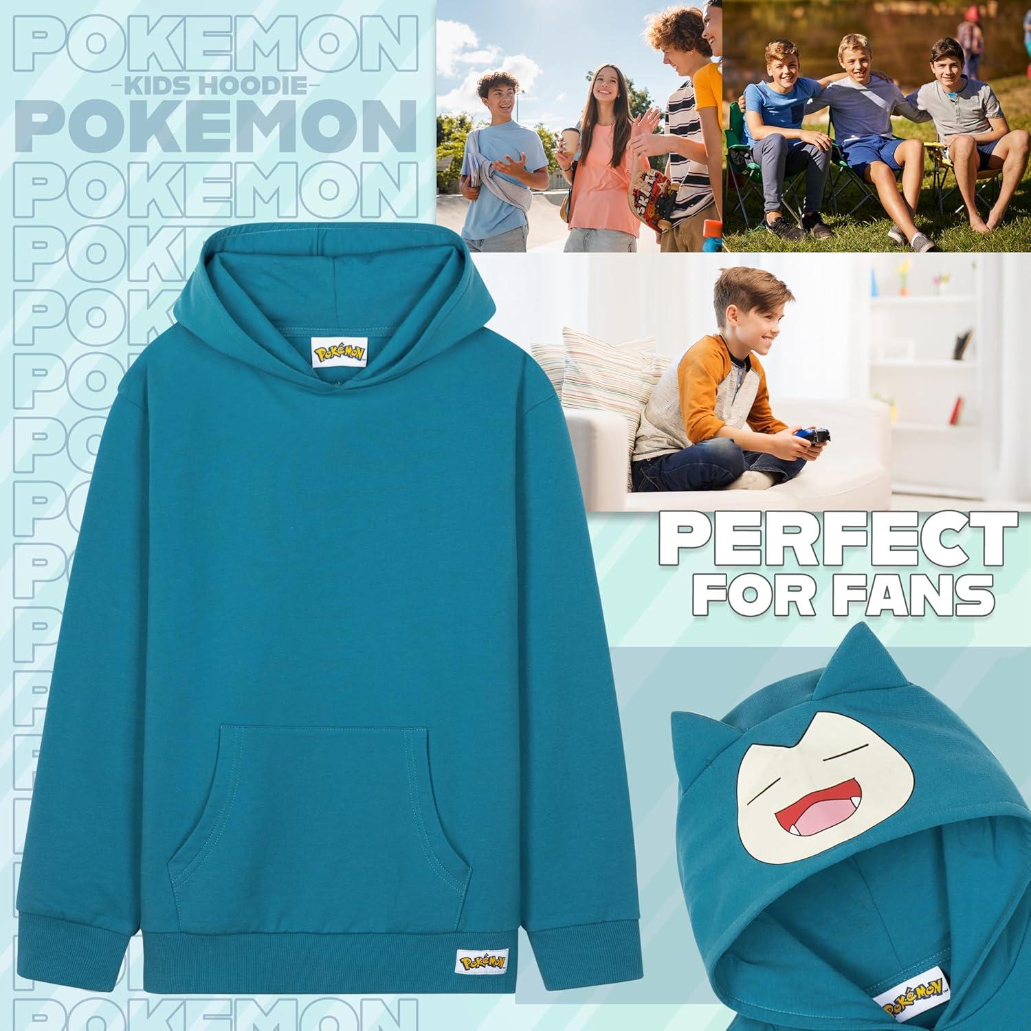 Sudadera con capucha Pokemon Fashion UK 11-12 años Azul