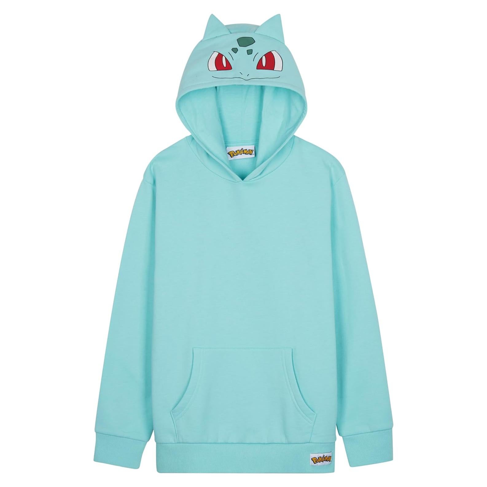 Sudadera con capucha Pokemon para niños 5-6 años Turquesa