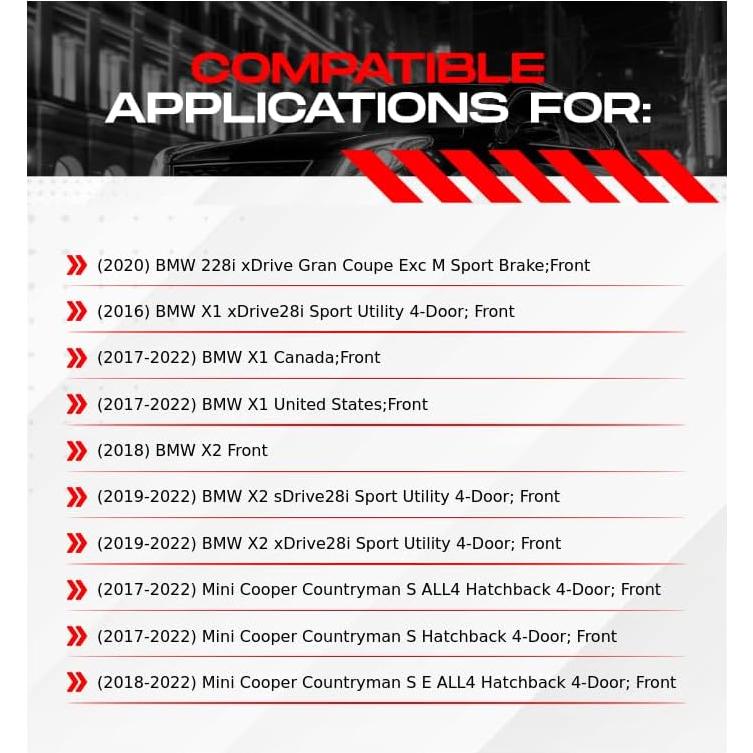 Kit de frenos delantero R1 Concepts eLine para BMW y Mini