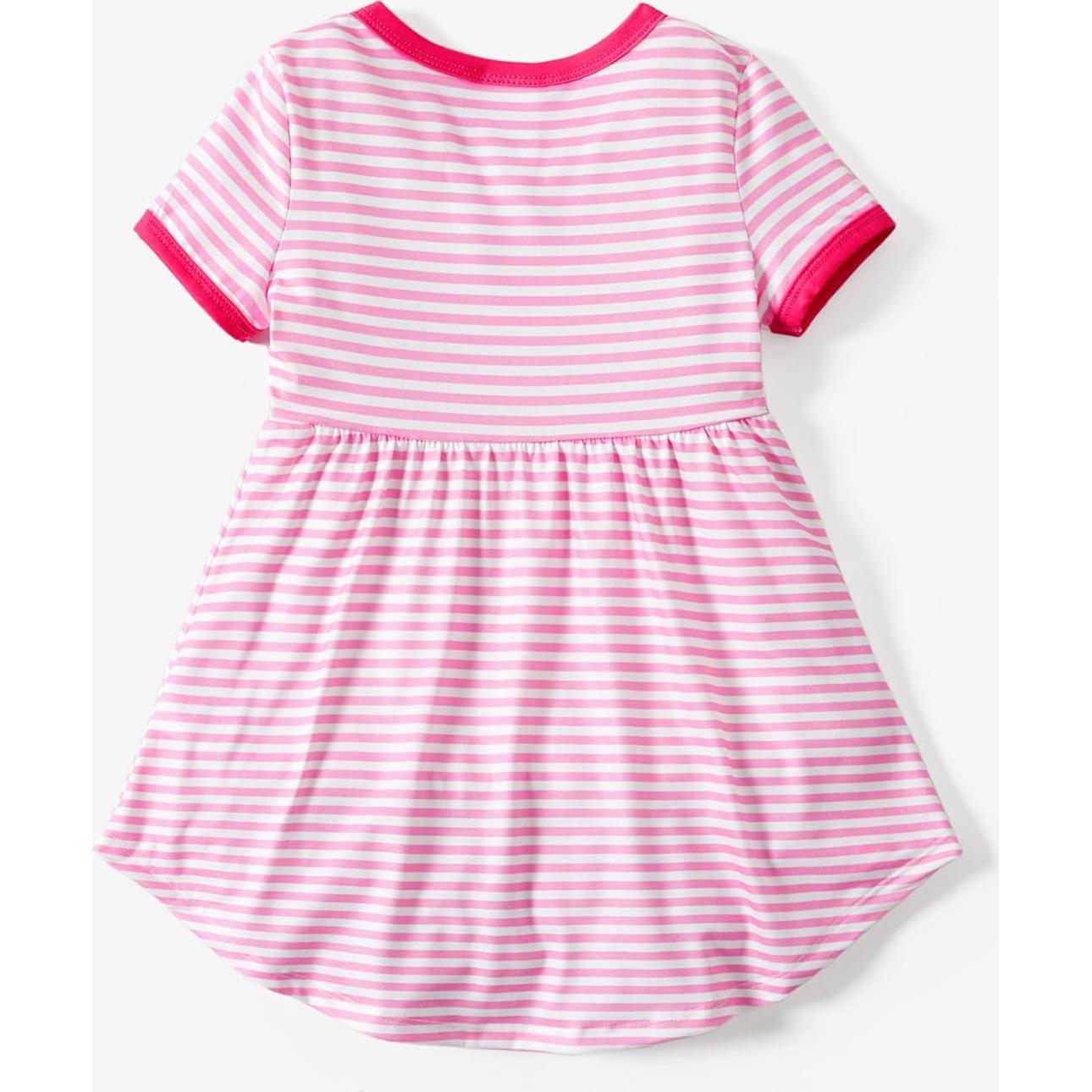 Vestido sin mangas Peppa Pig 3T rosa con mariposas