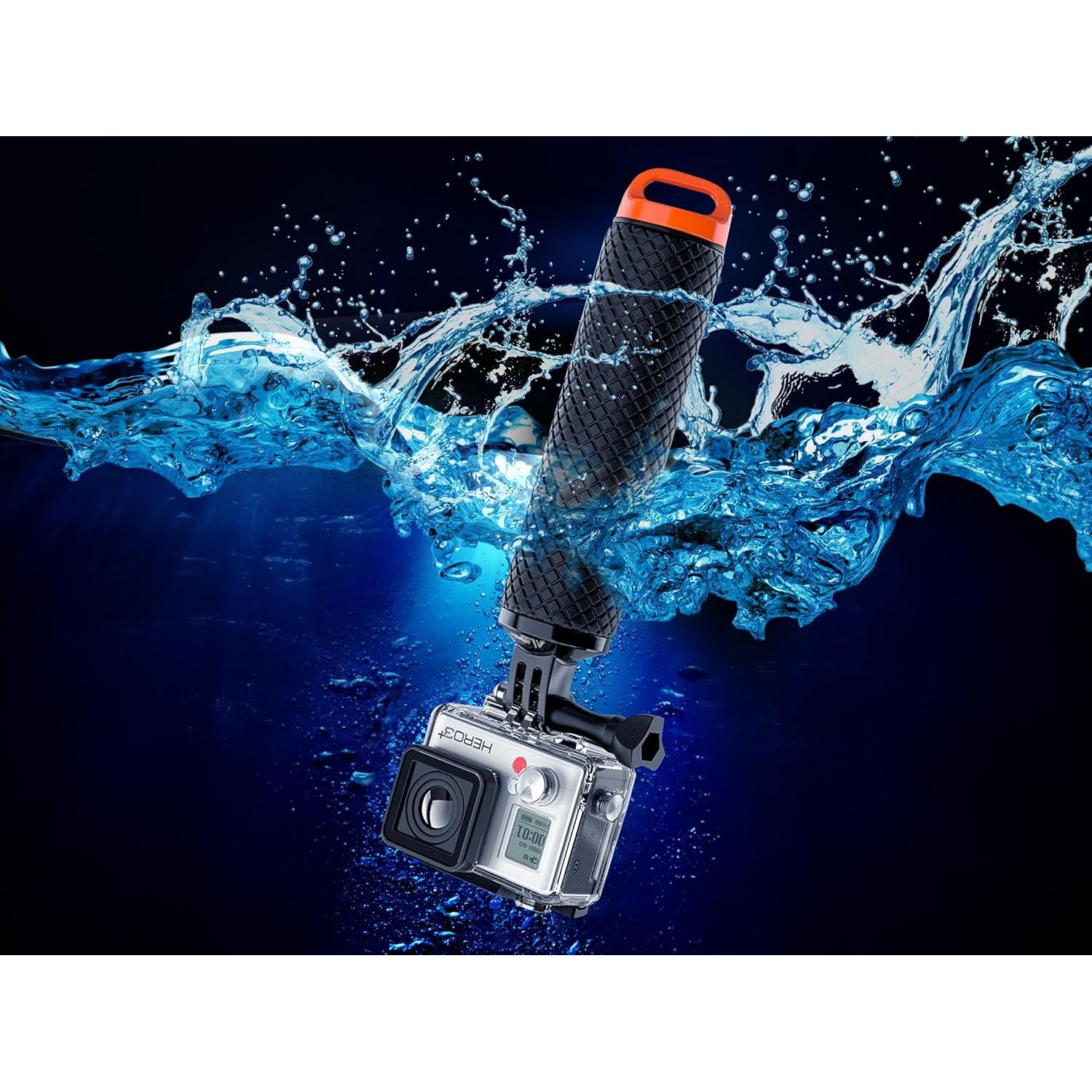 Empuñadura Flotante GoPro MiPremium con Compartimento Seco