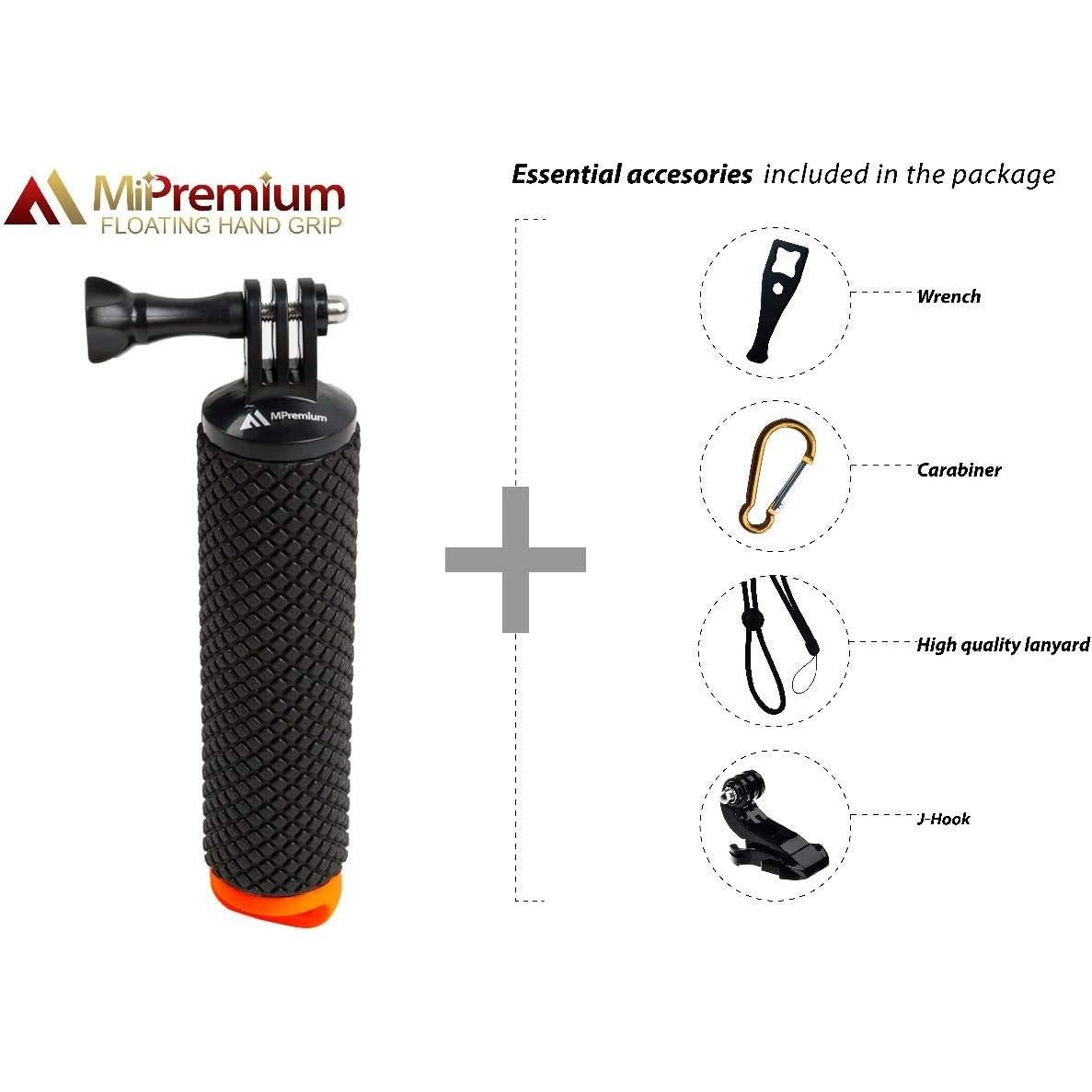 Empuñadura Flotante GoPro MiPremium con Compartimento Seco