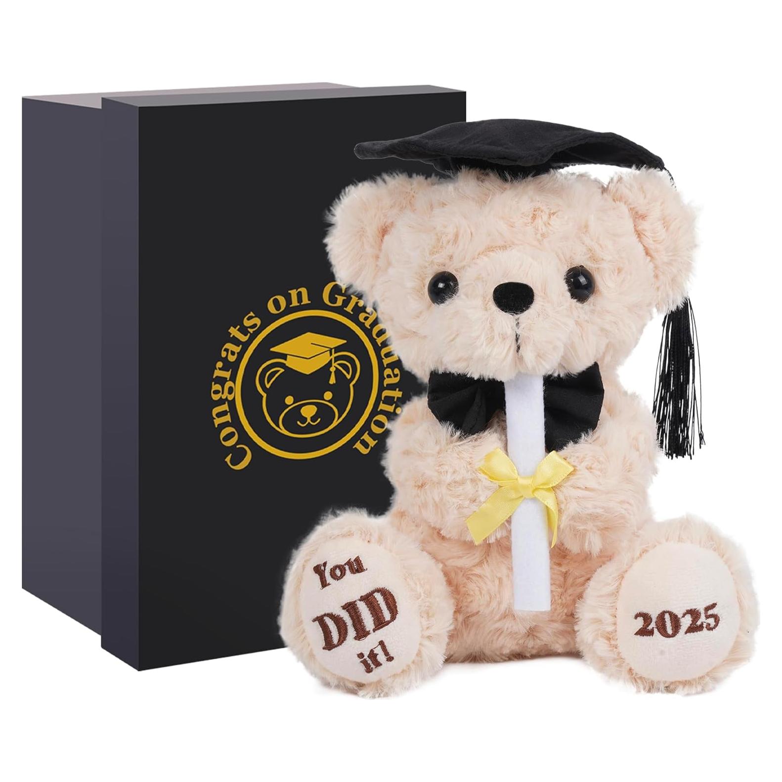Oso de Graduación Numyawl 20 cm con Gorra y Diploma 2025