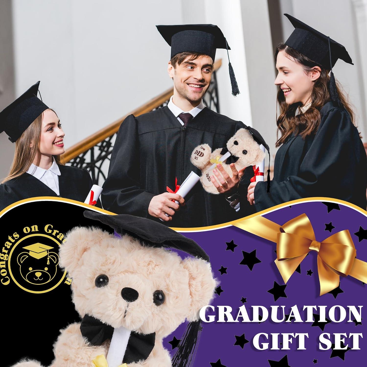 Oso de Graduación Numyawl 20 cm con Gorra y Diploma 2025