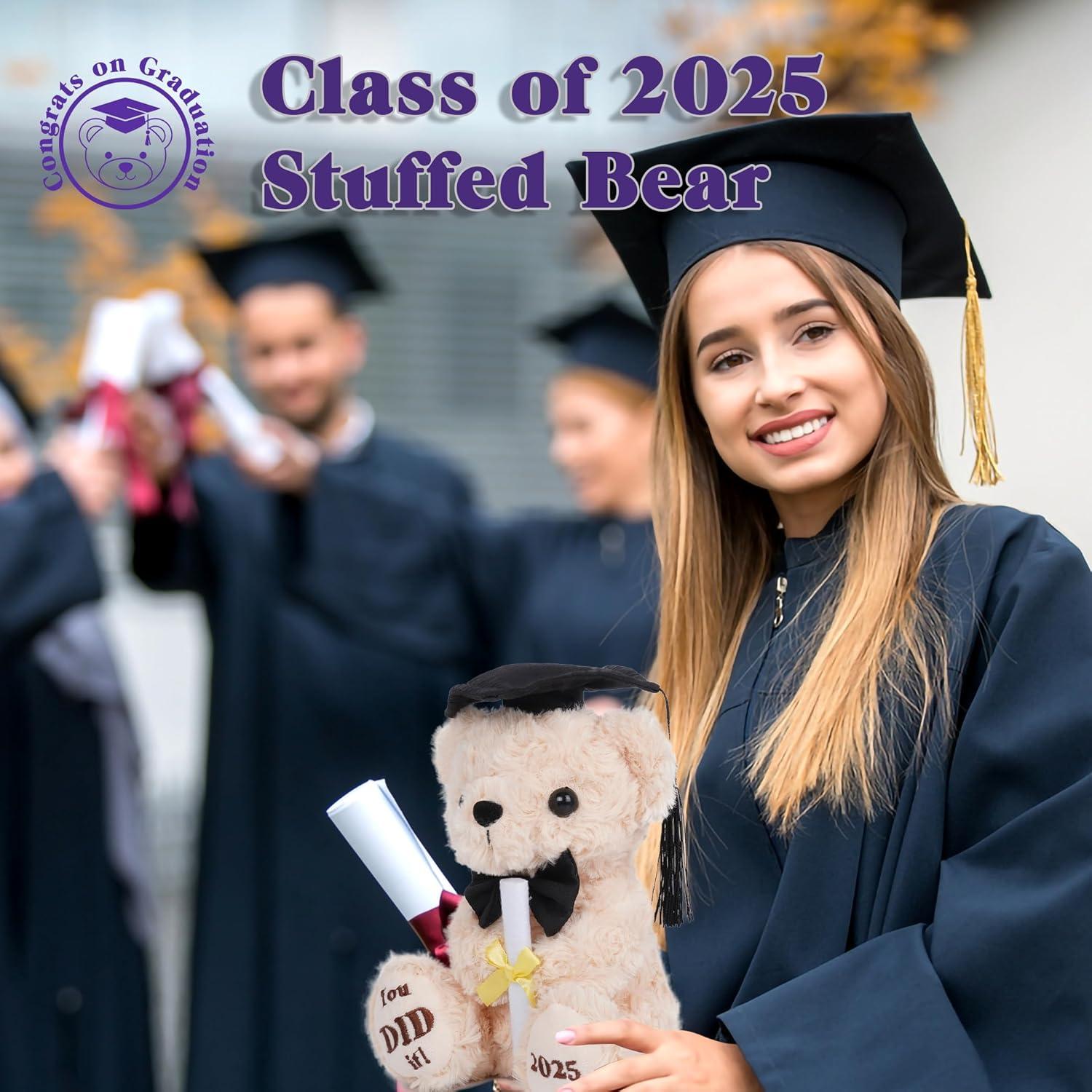 Oso de Graduación Numyawl 20 cm con Gorra y Diploma 2025