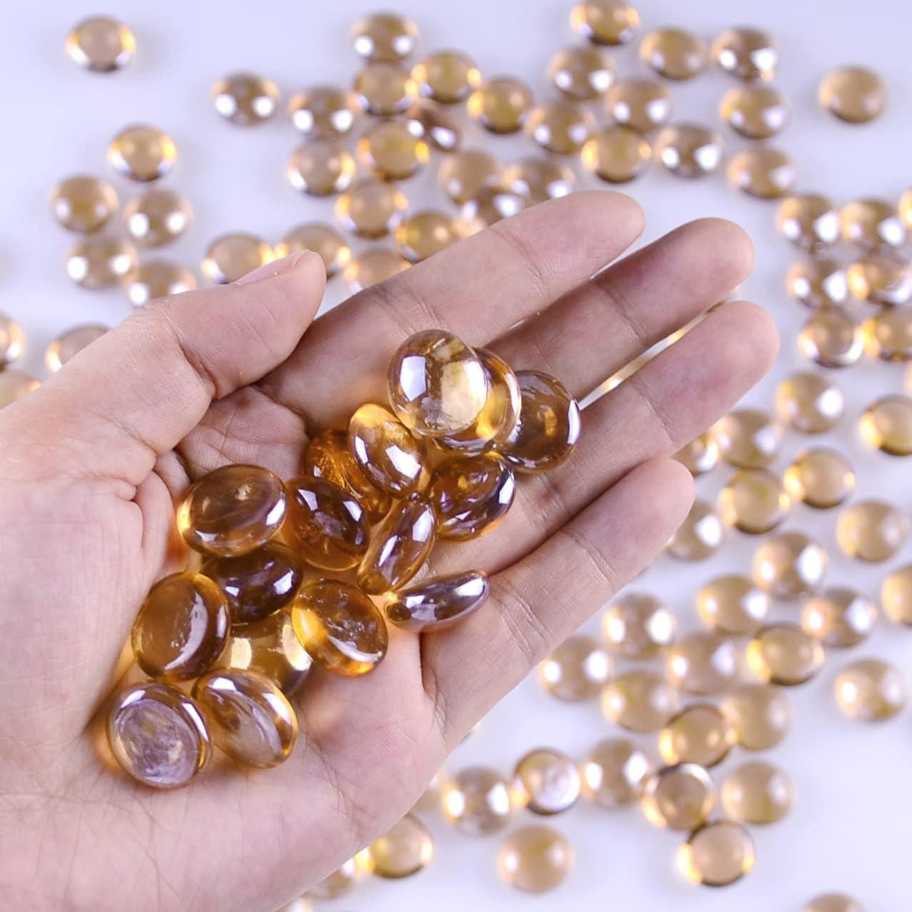 Gemas de Vidrio KINGOU 14-16 mm para Relleno de Jarrón