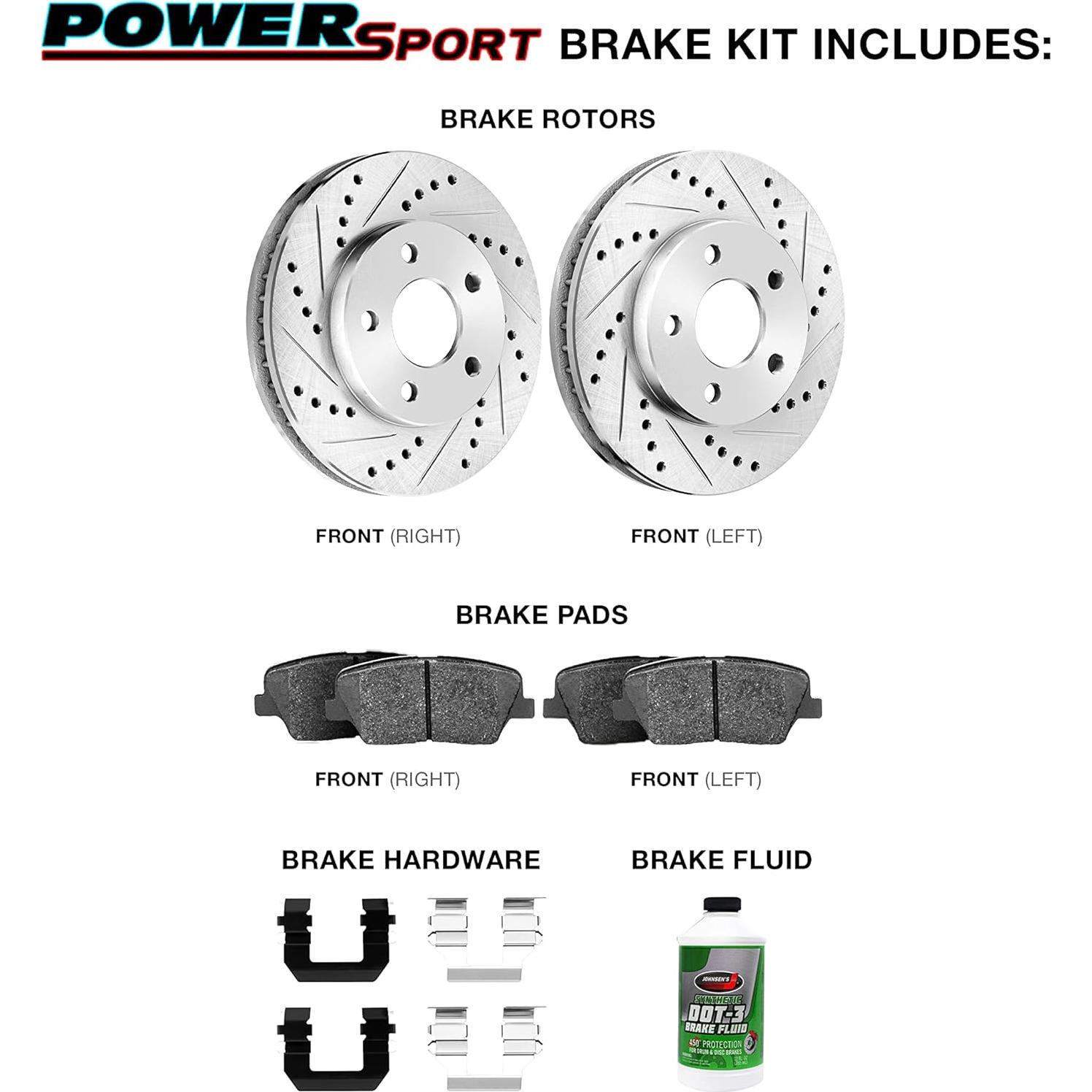 Kit de Frenos Power Sport para Suzuki SX4 2007-2014 - Discos y Pastillas