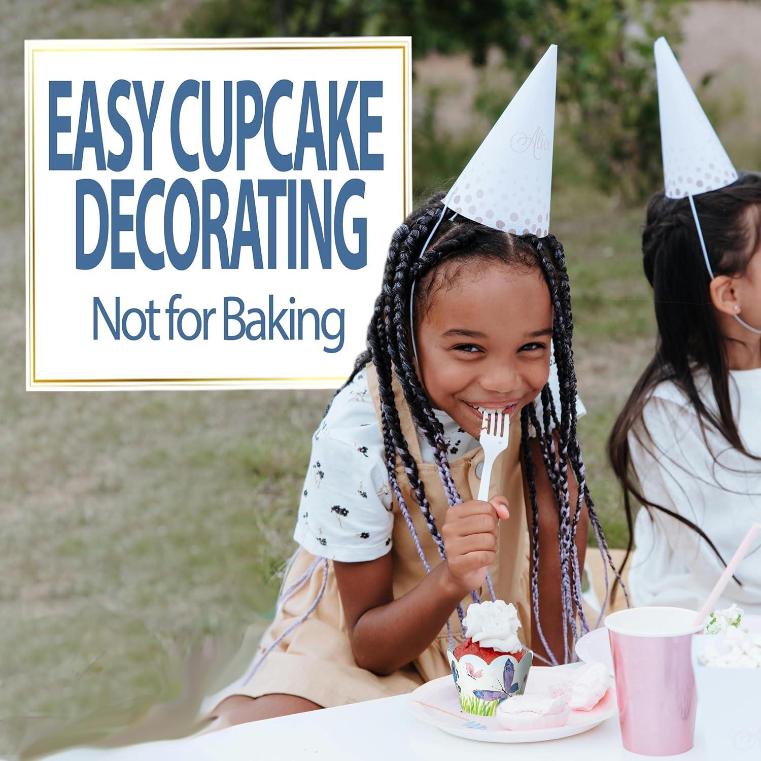 Fundas para Cupcakes Confetti Couture 24 Pzs Reversibles