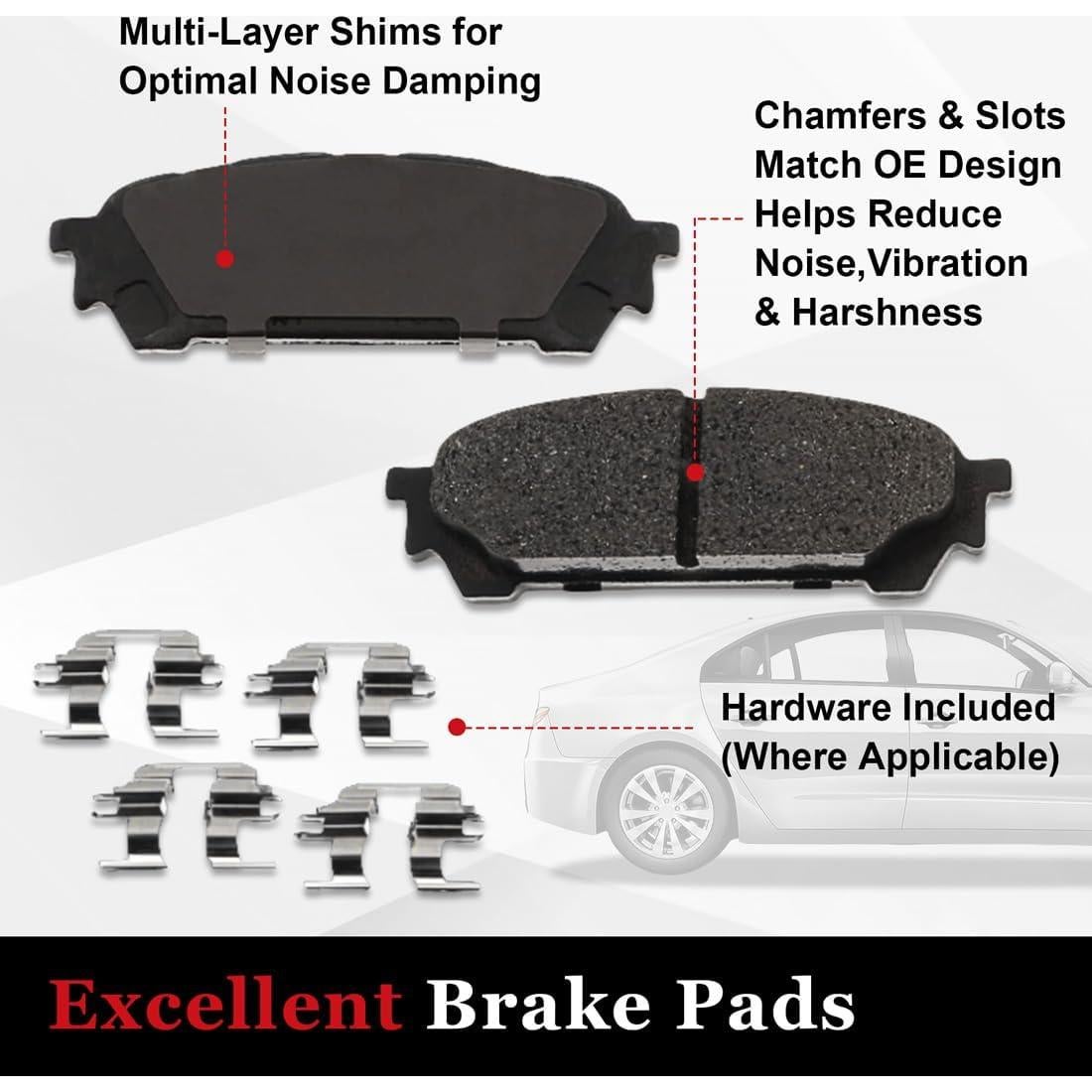 Kit de frenos delanteros cerámicos CDUPGSJZ para Renault