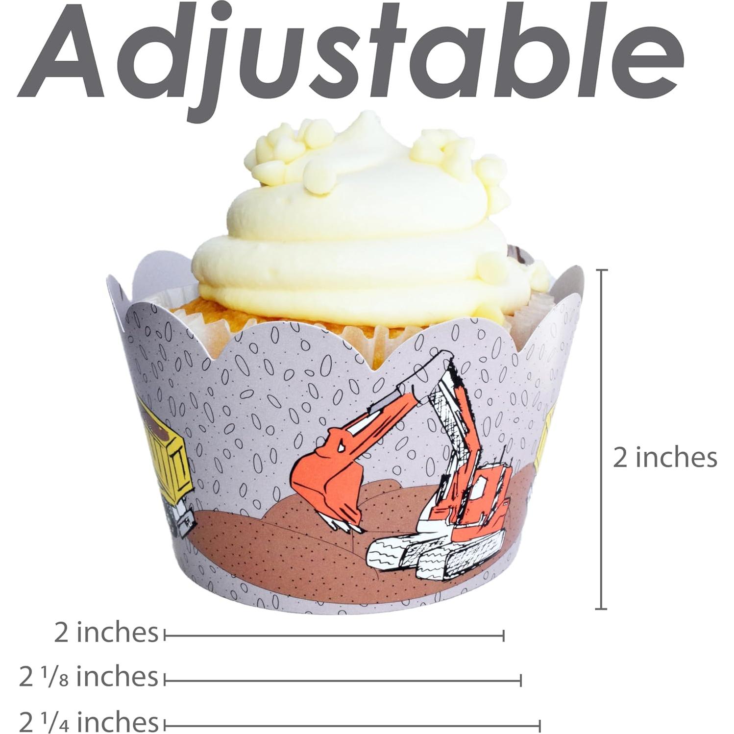 Fundas para Cupcake Confetti Couture 24 Pzas Reversibles