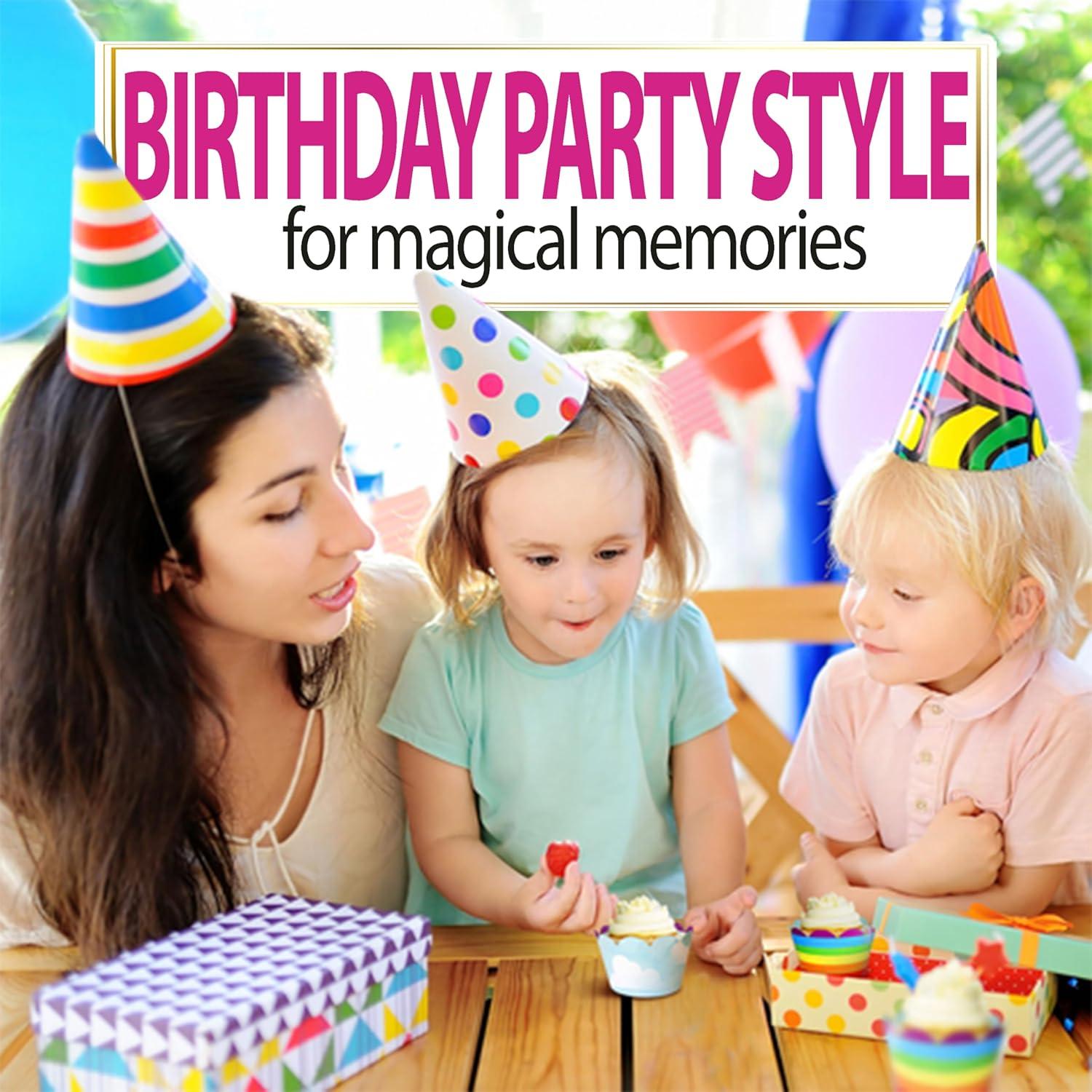 Fundas para Cupcake Confetti Couture 24 Piezas Arcoíris