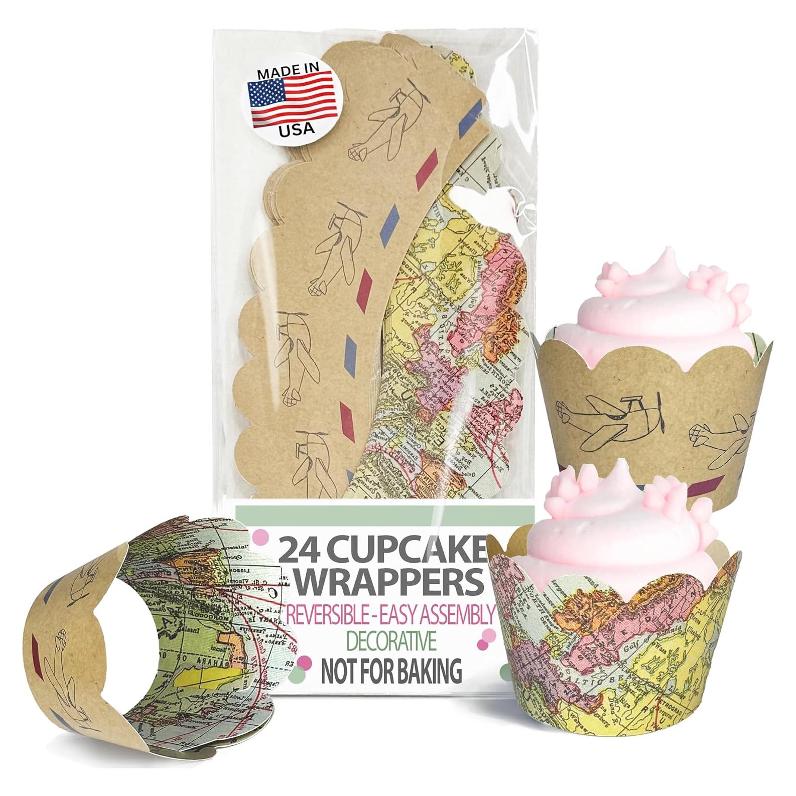 Fundas para Cupcake Confetti Couture 24 Piezas Reversibles