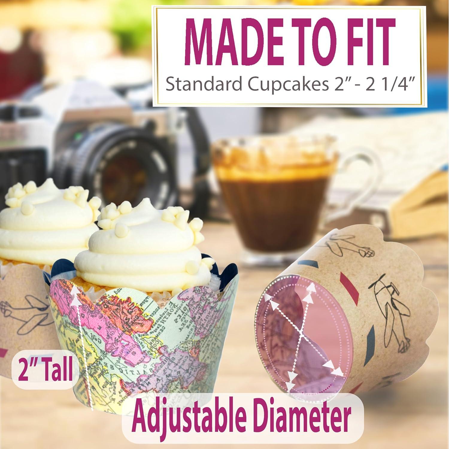 Fundas para Cupcake Confetti Couture 24 Piezas Reversibles