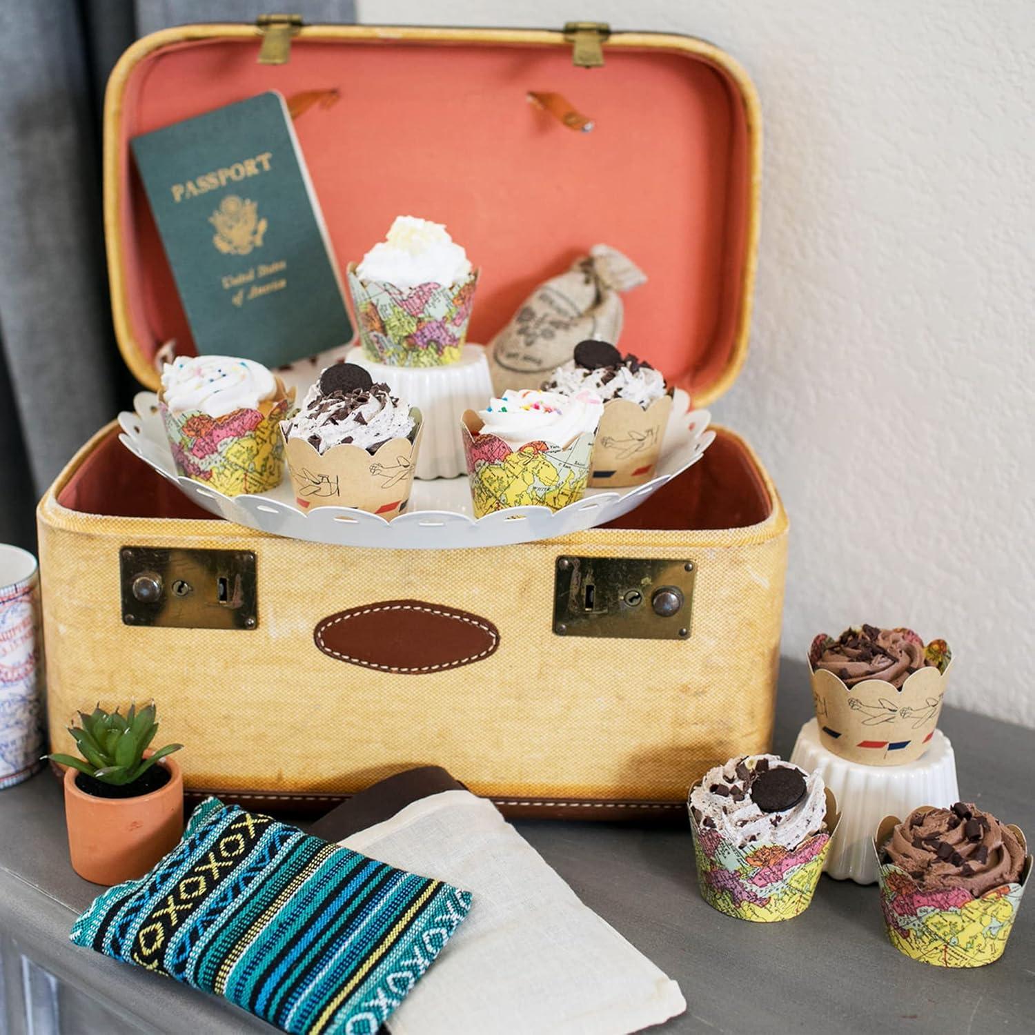 Fundas para Cupcake Confetti Couture 24 Piezas Reversibles