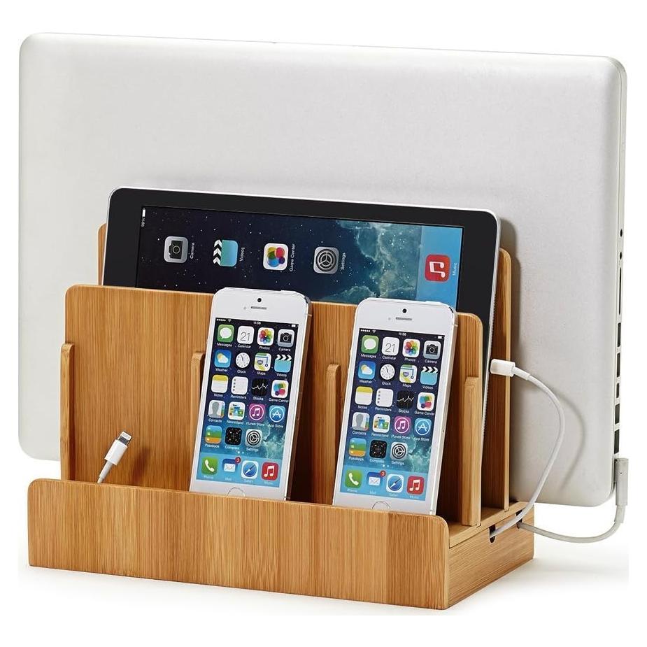 Estación de Carga Multi-Dispositivo G.U.S. Dock Bambú Ecológico