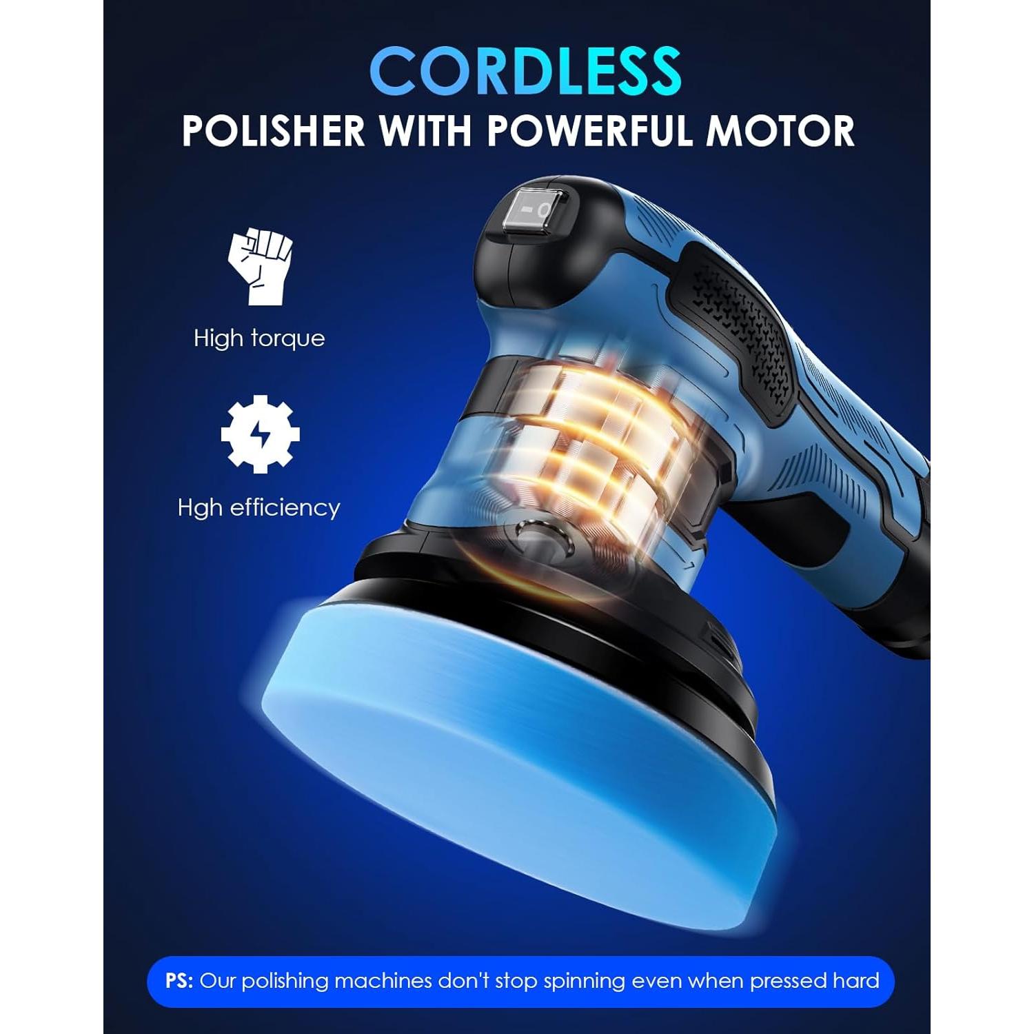 Pulidora Inalámbrica RAYBAO TX005 12V 2.44kg 6 Velocidades