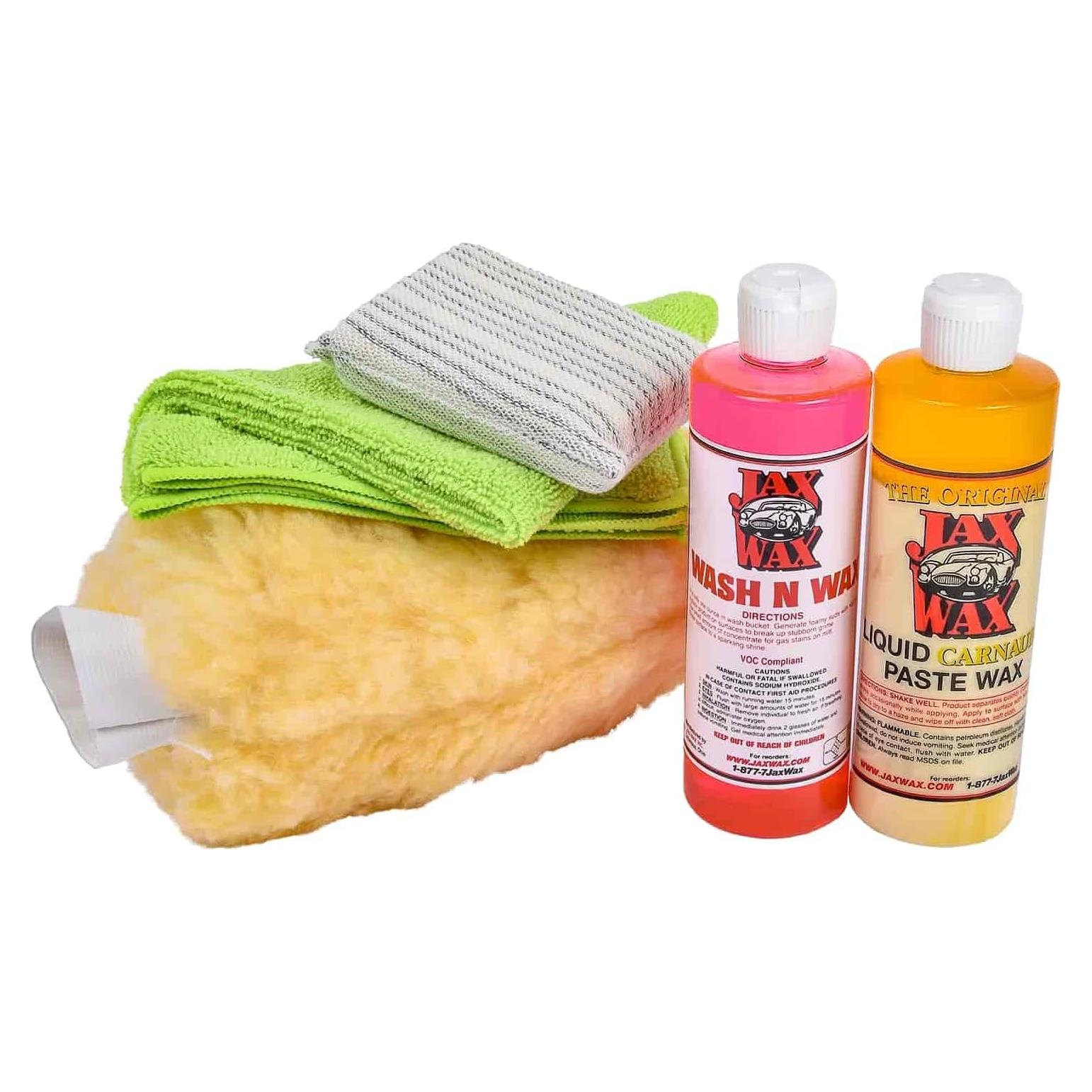 Kit de Lavado de Autos Jax Wax JWKCB1 - Cera y Detalle Exterior