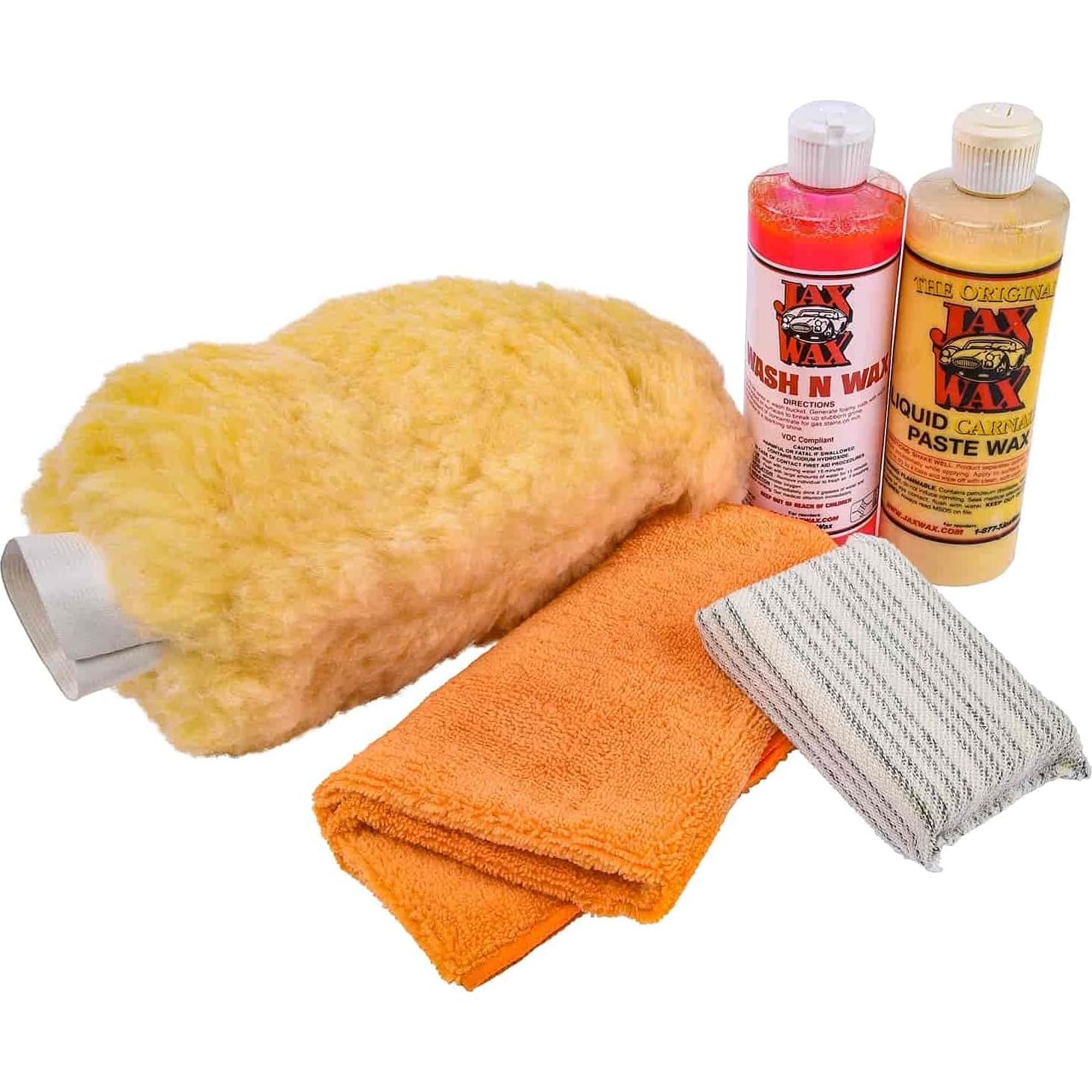 Kit de Lavado de Autos Jax Wax JWKCB1 - Cera y Detalle Exterior