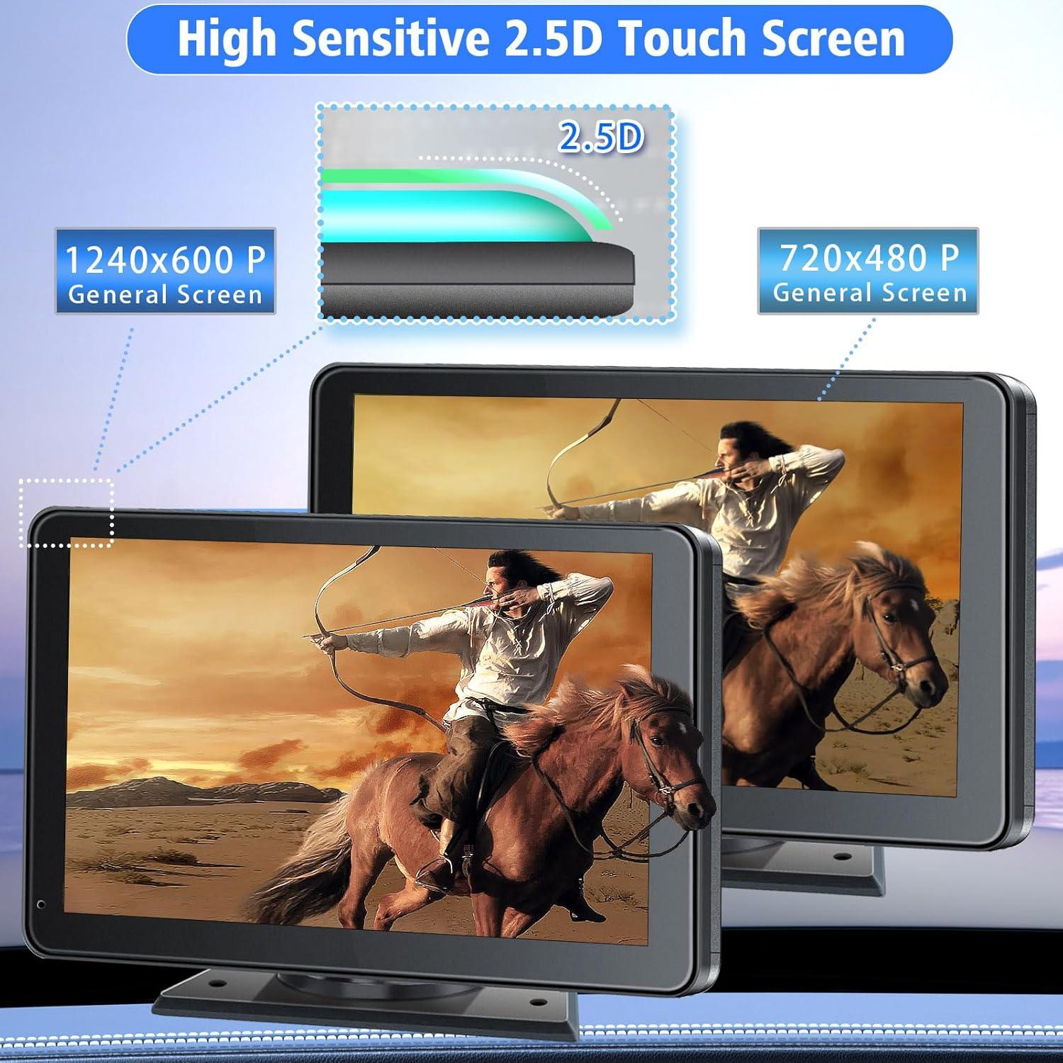 Estéreo de Coche PASLDA 7" HD Bluetooth 5.2 con CarPlay