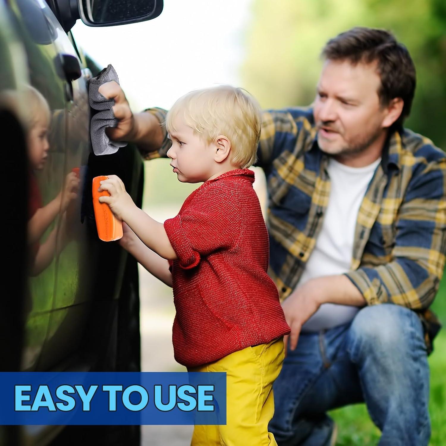 Kit de Detallado de Automóviles Aurelema 32 Pcs - 16 Barras de Arcilla y Lubricante