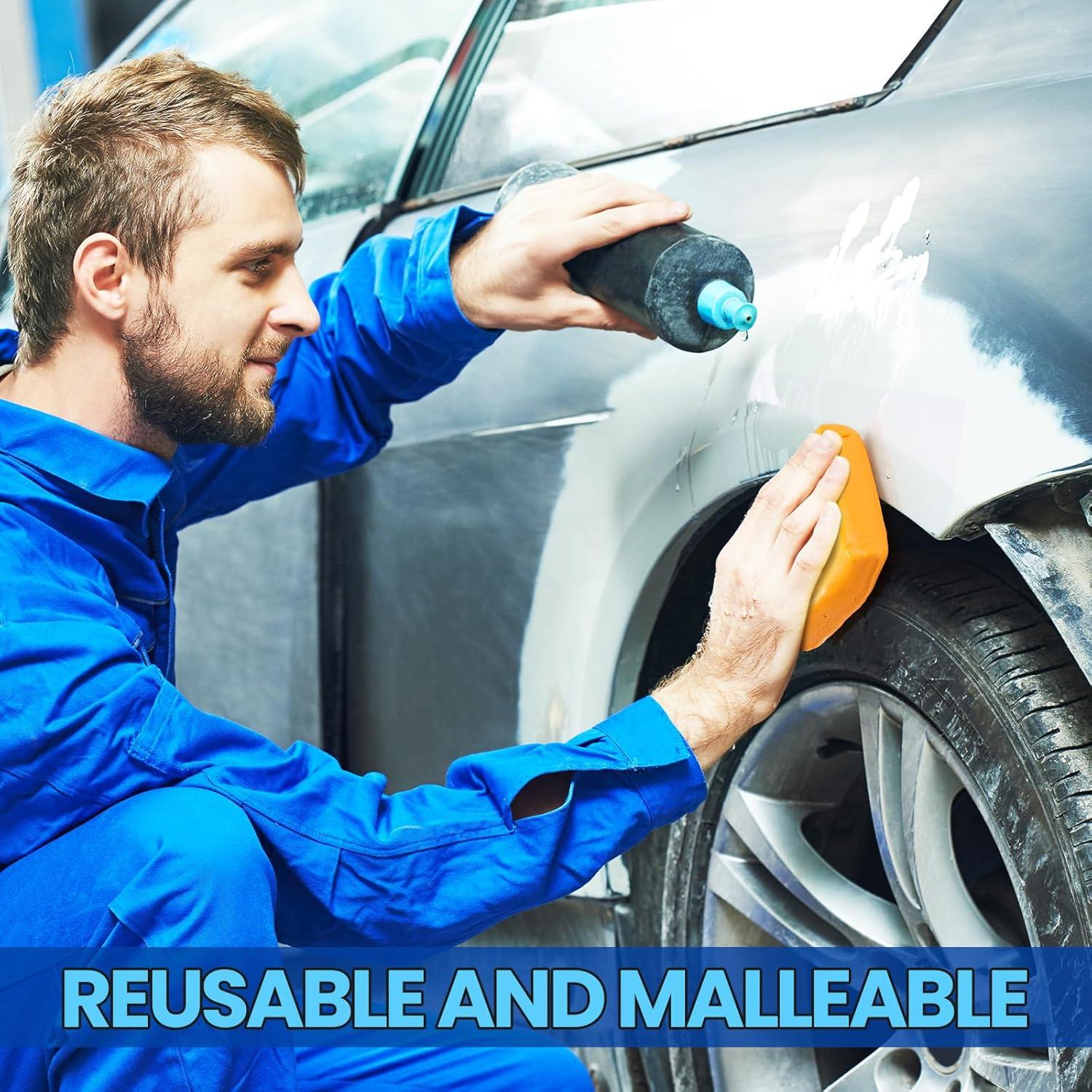 Kit de Detallado de Automóviles Aurelema 32 Pcs - 16 Barras de Arcilla y Lubricante