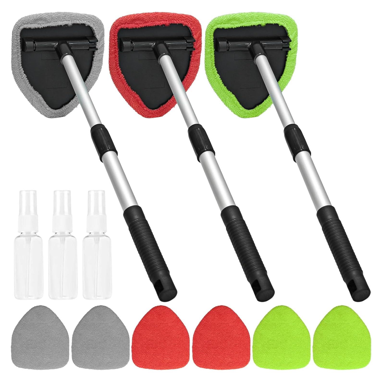 Kit de Limpieza de Ventanas de Coche Beieverluck 3 Piezas