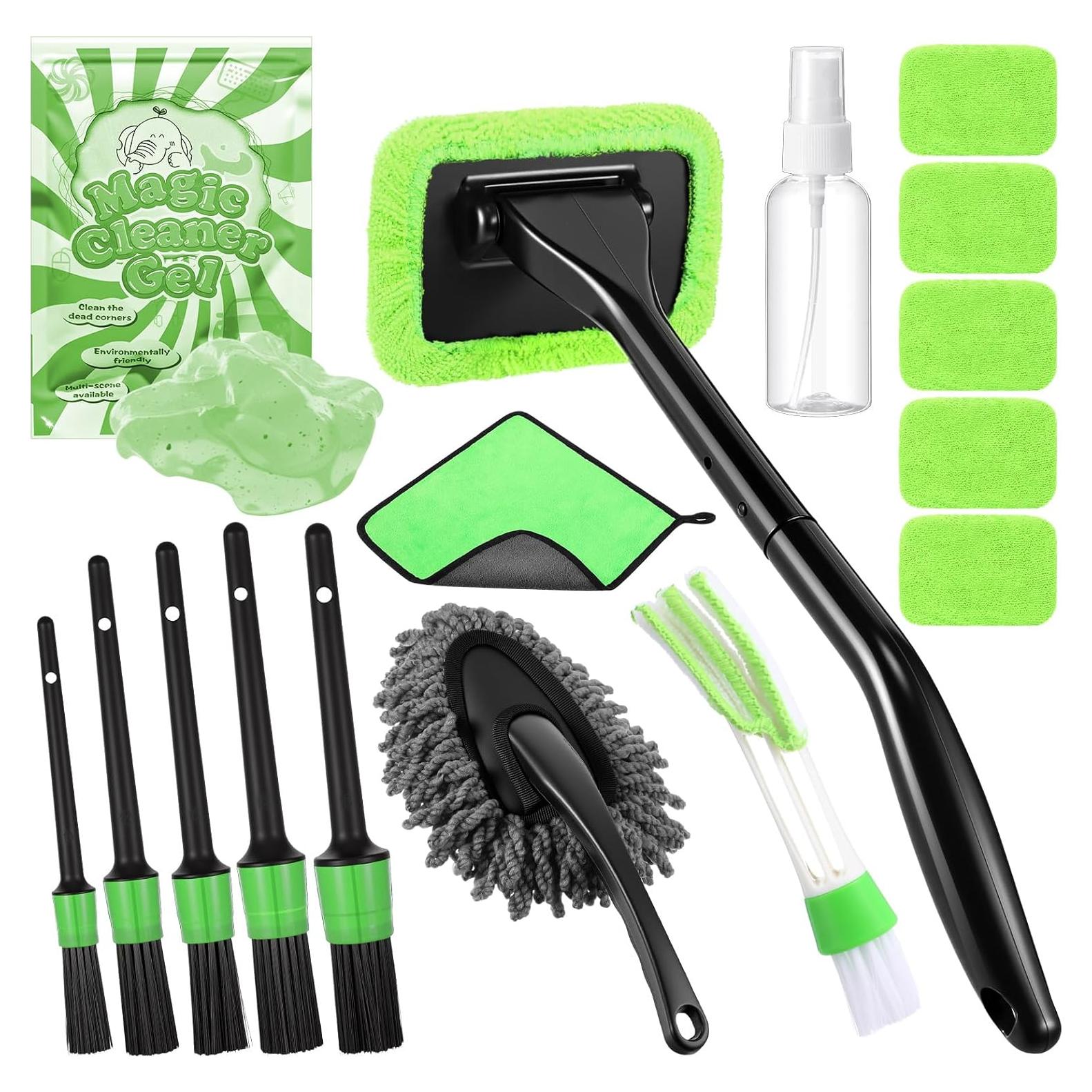 Kit de Limpieza de Auto 16 Pcs Wovnet - Cepillos y Accesorios