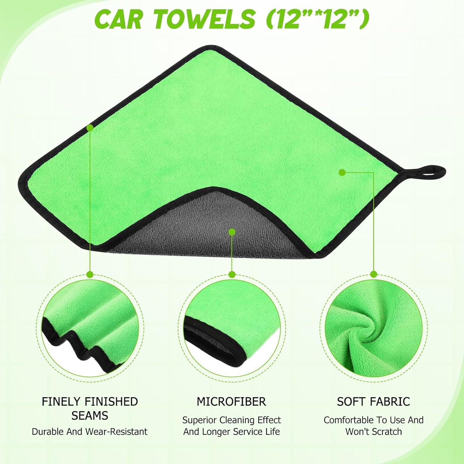 Kit de Limpieza de Auto 16 Pcs Wovnet - Cepillos y Accesorios