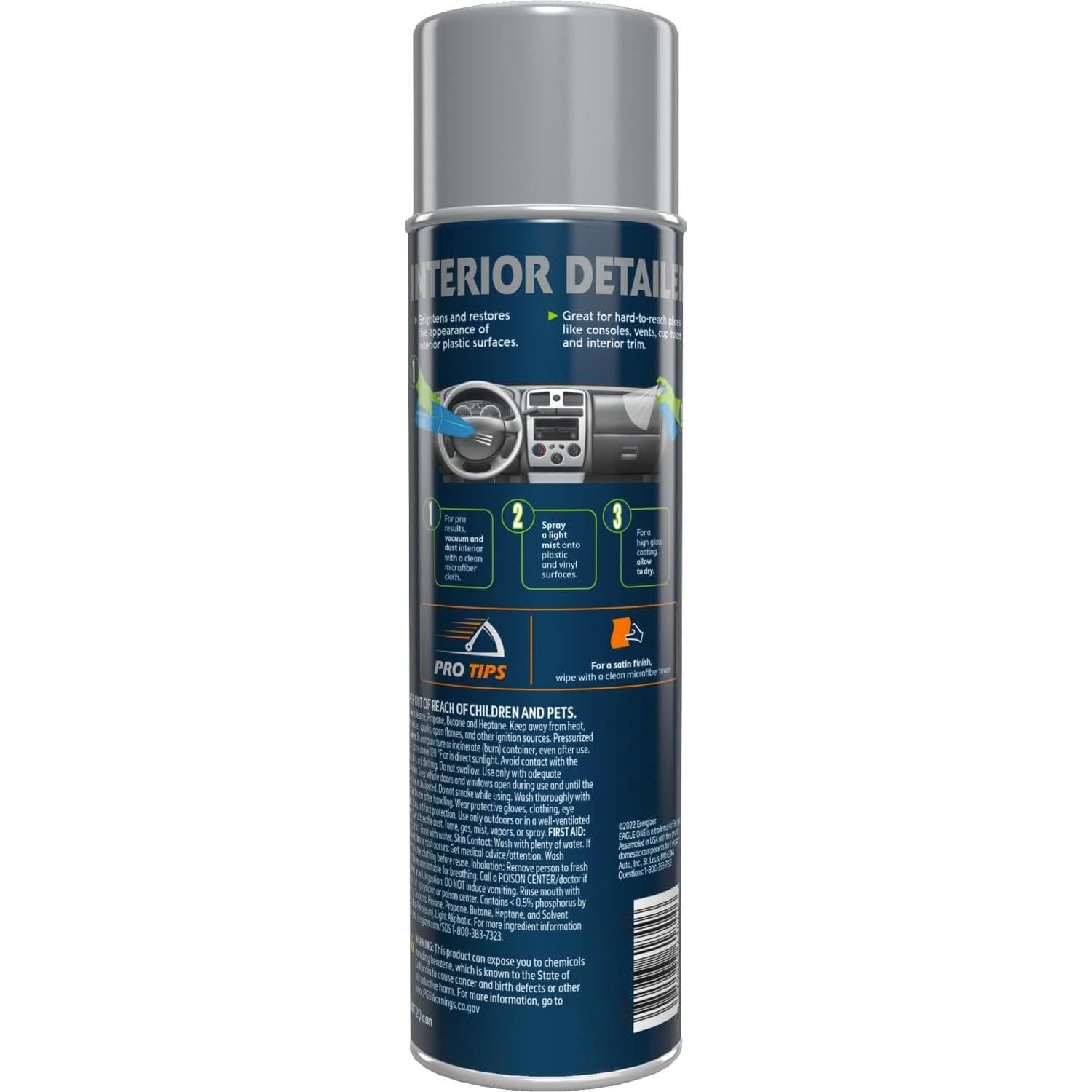 Spray Detallador de Interior de Auto Eagle One 340 g