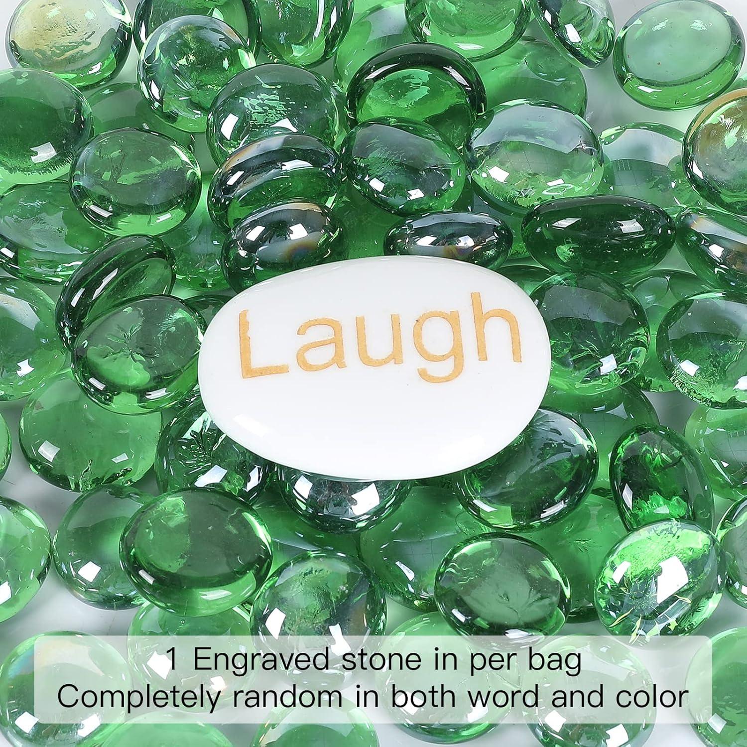 Perlas de Vidrio Ausluru 2,27kg Verde para Decoración