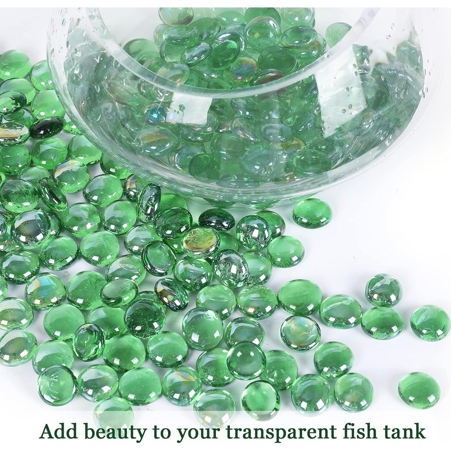 Perlas de Vidrio Ausluru 2,27kg Verde para Decoración