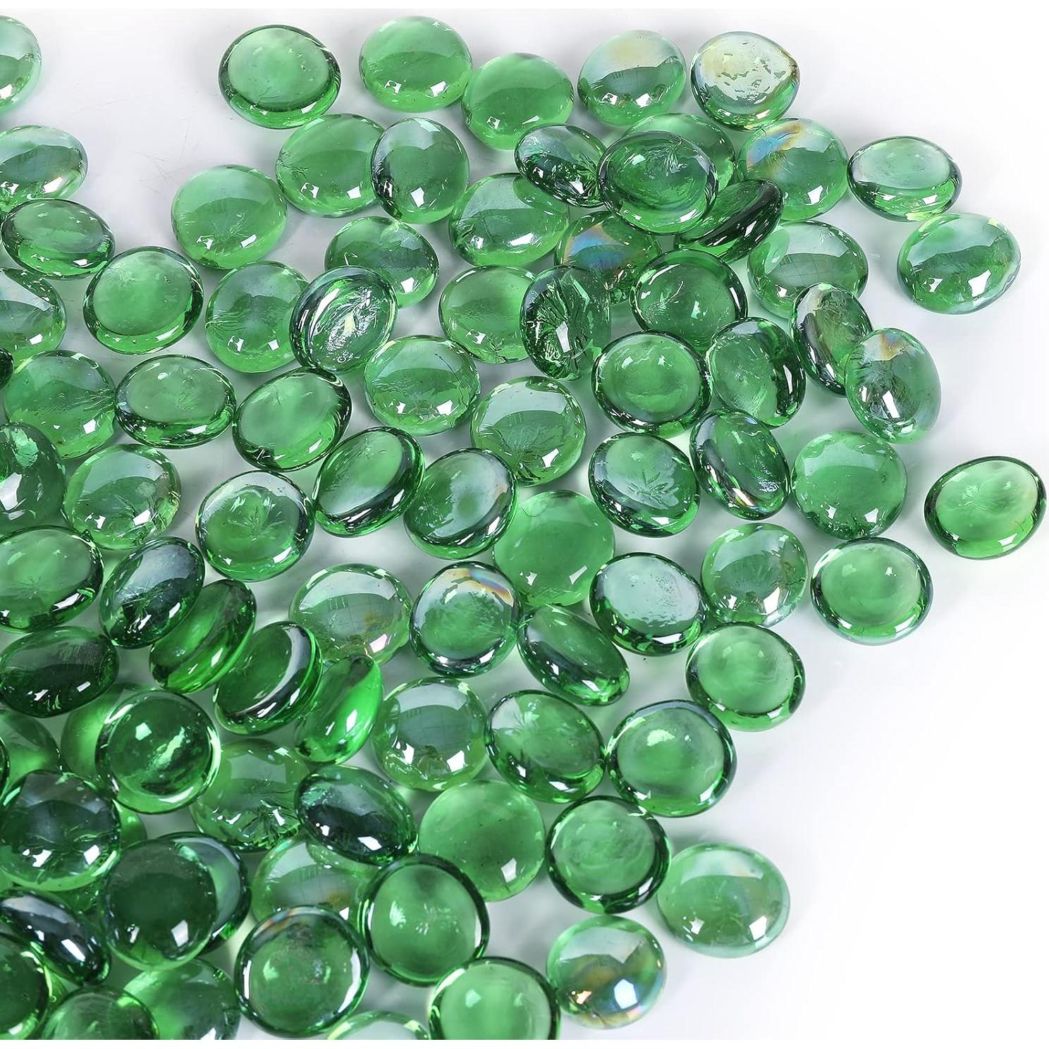 Perlas de Vidrio Ausluru 2,27kg Verde para Decoración
