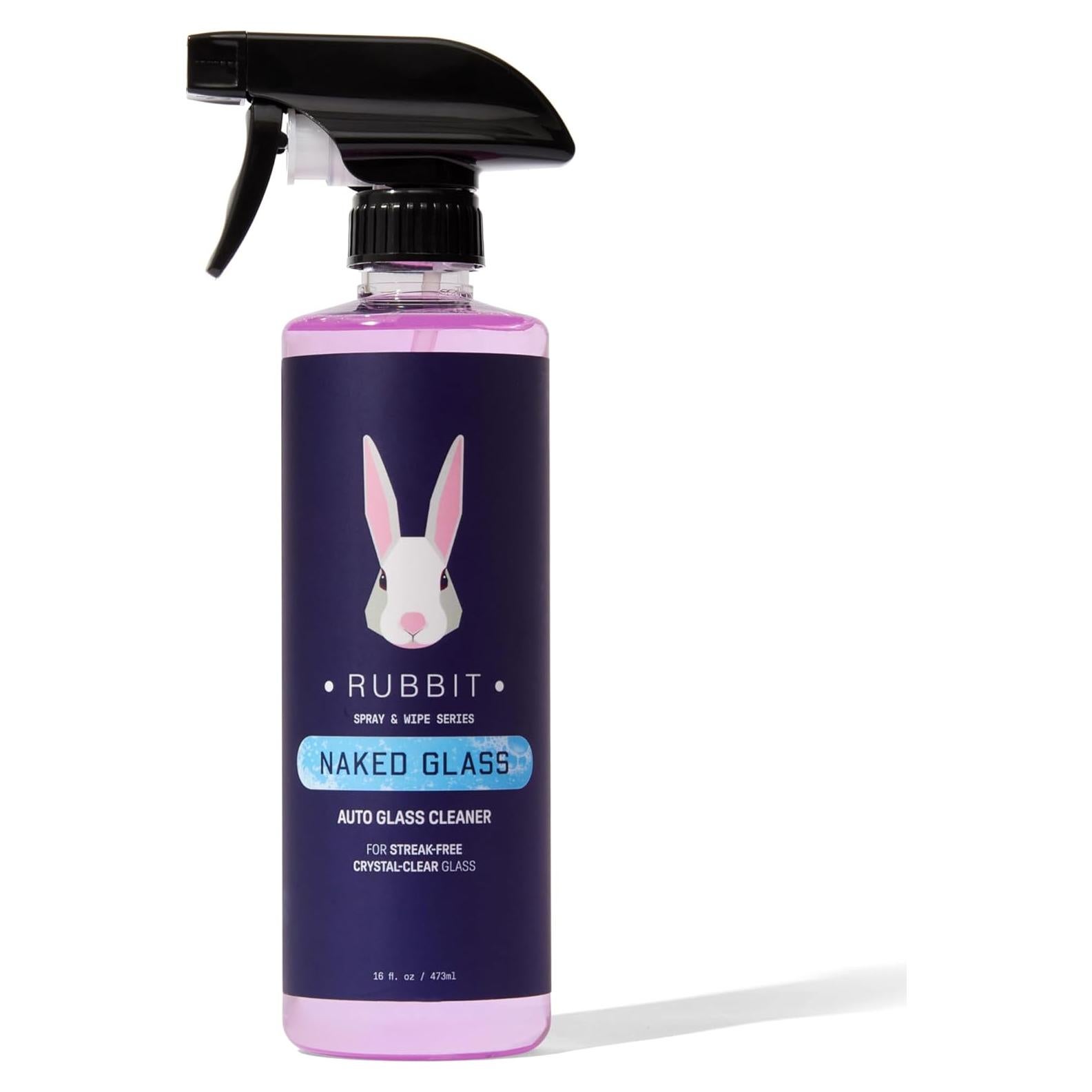 Limpiador de Cristales Rubbit Naked 473 ml - Sin Rayas y Brillo