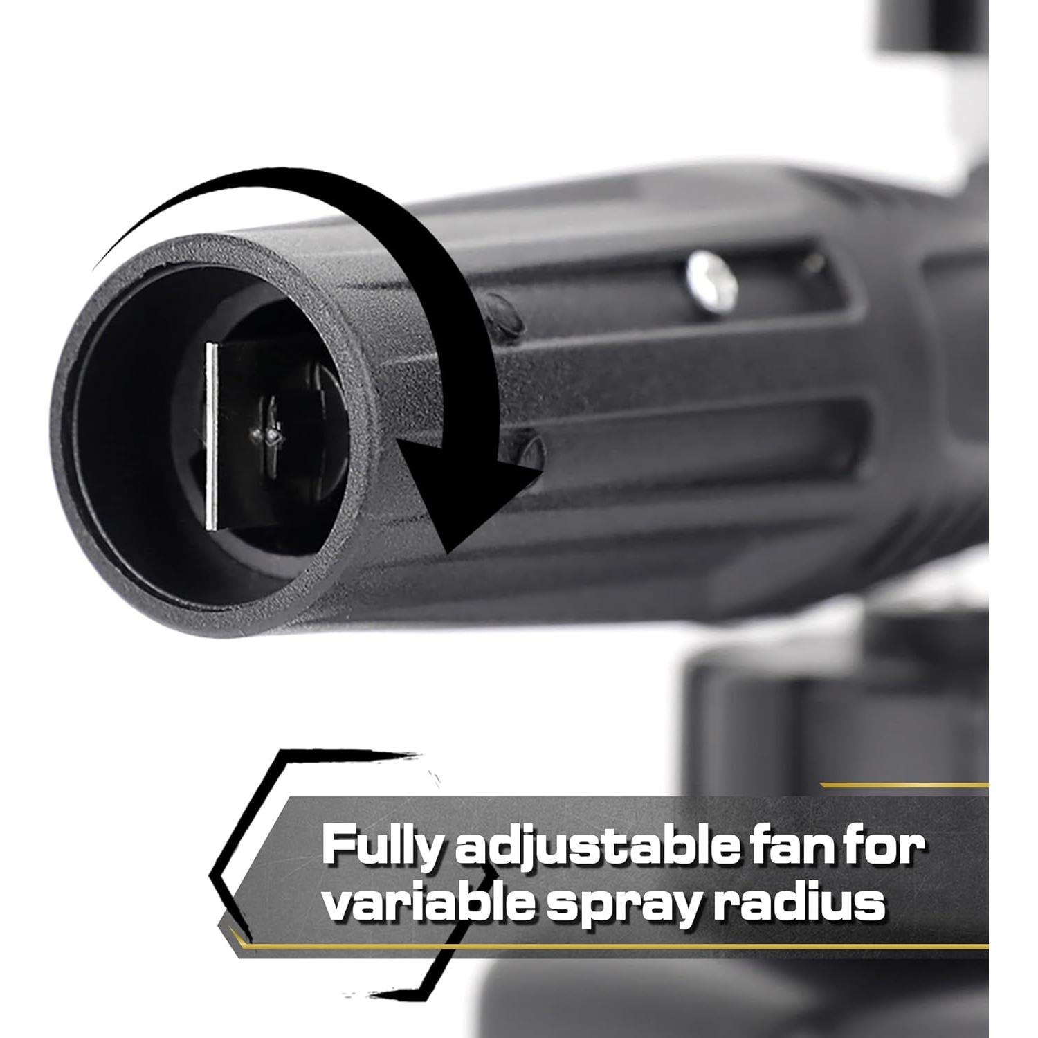 Cannon de Espuma Blackline HD 1L para Lavadoras de Presión