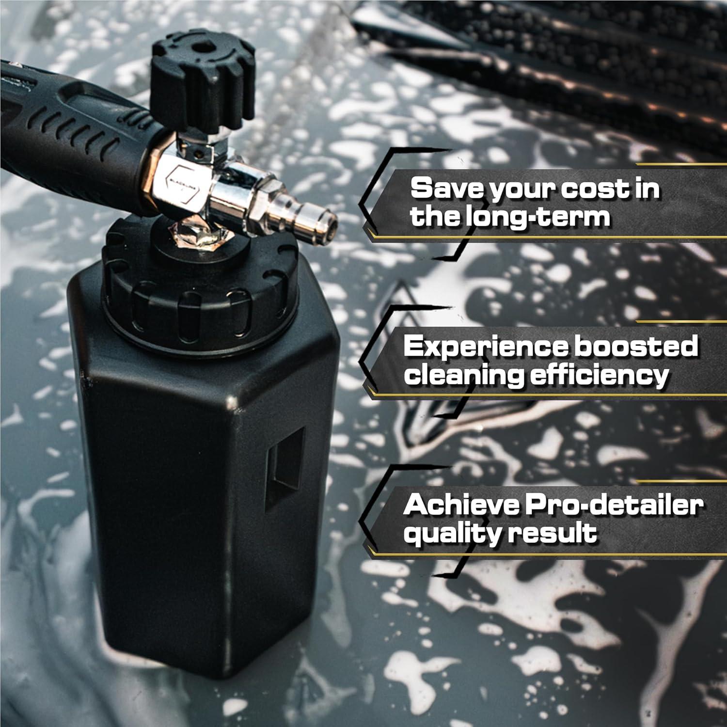 Cannon de Espuma Blackline HD 1L para Lavadoras de Presión