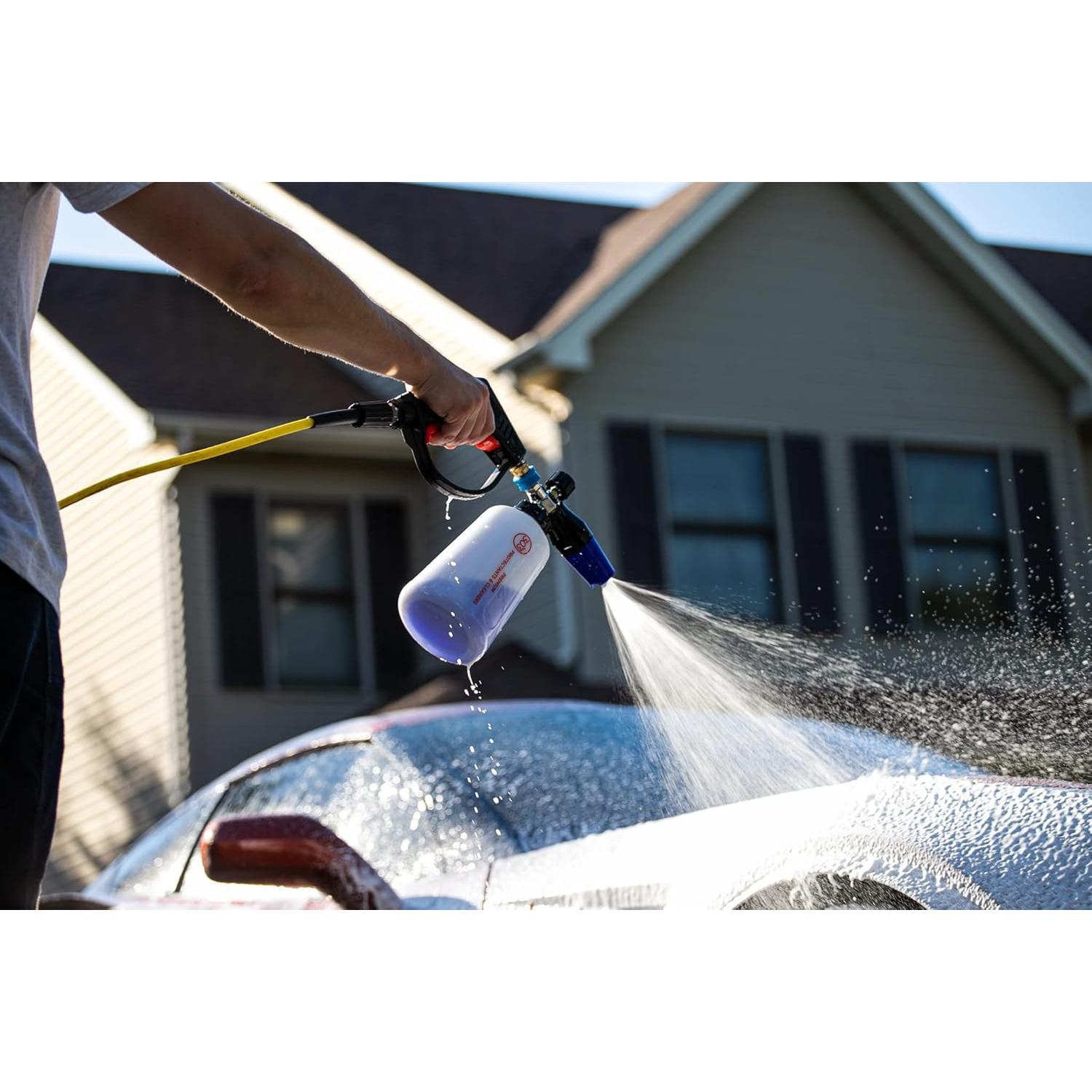 Cannon de Espuma 303 para Lavadora a Presión 2L Acero Inoxidable