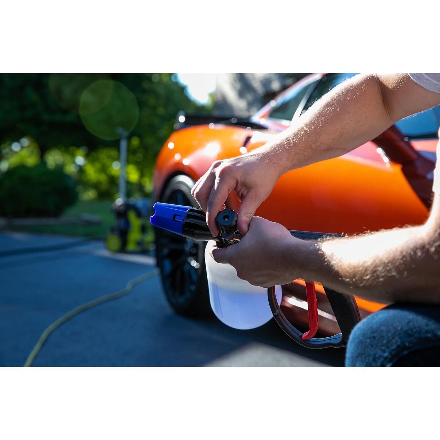 Cannon de Espuma 303 para Lavadora a Presión 2L Acero Inoxidable