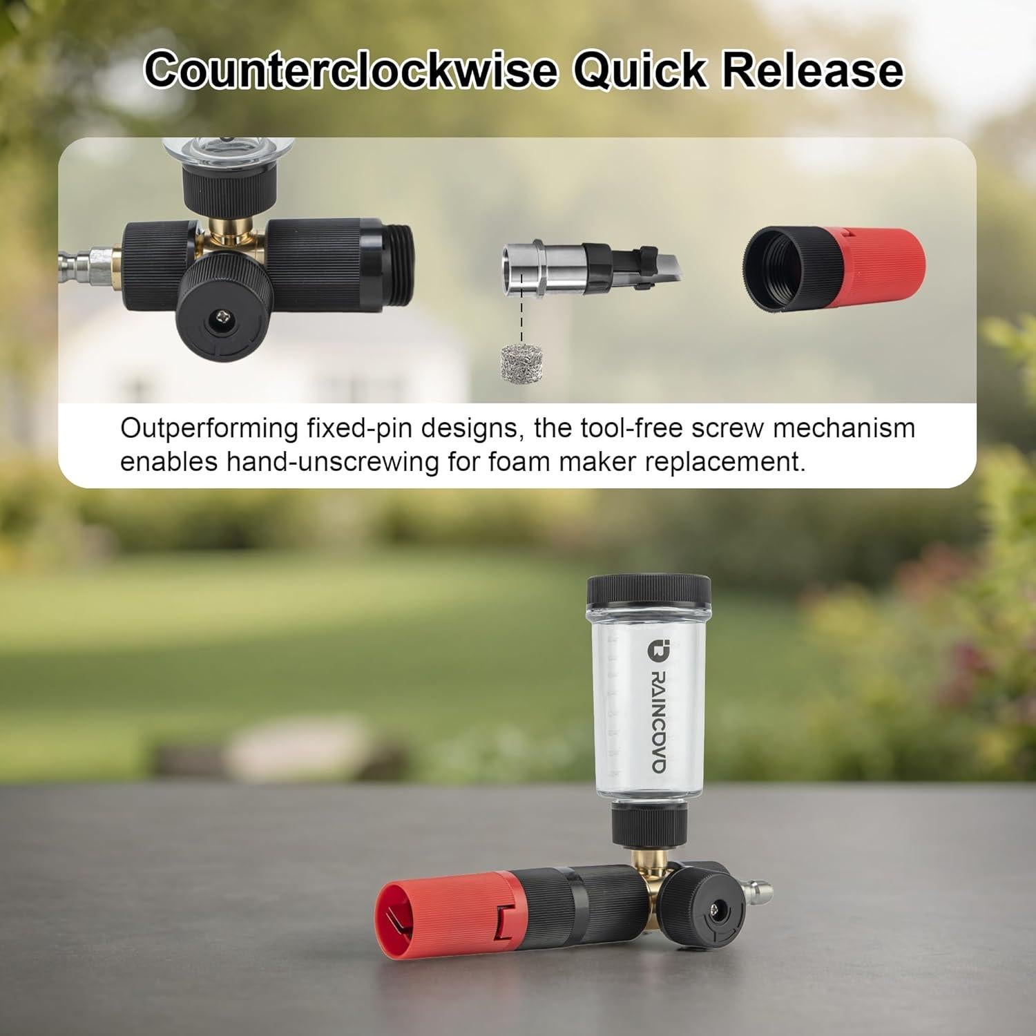 Cannon de Espuma Raincovo FCP03 para Lavadora a Presión 0.5kg