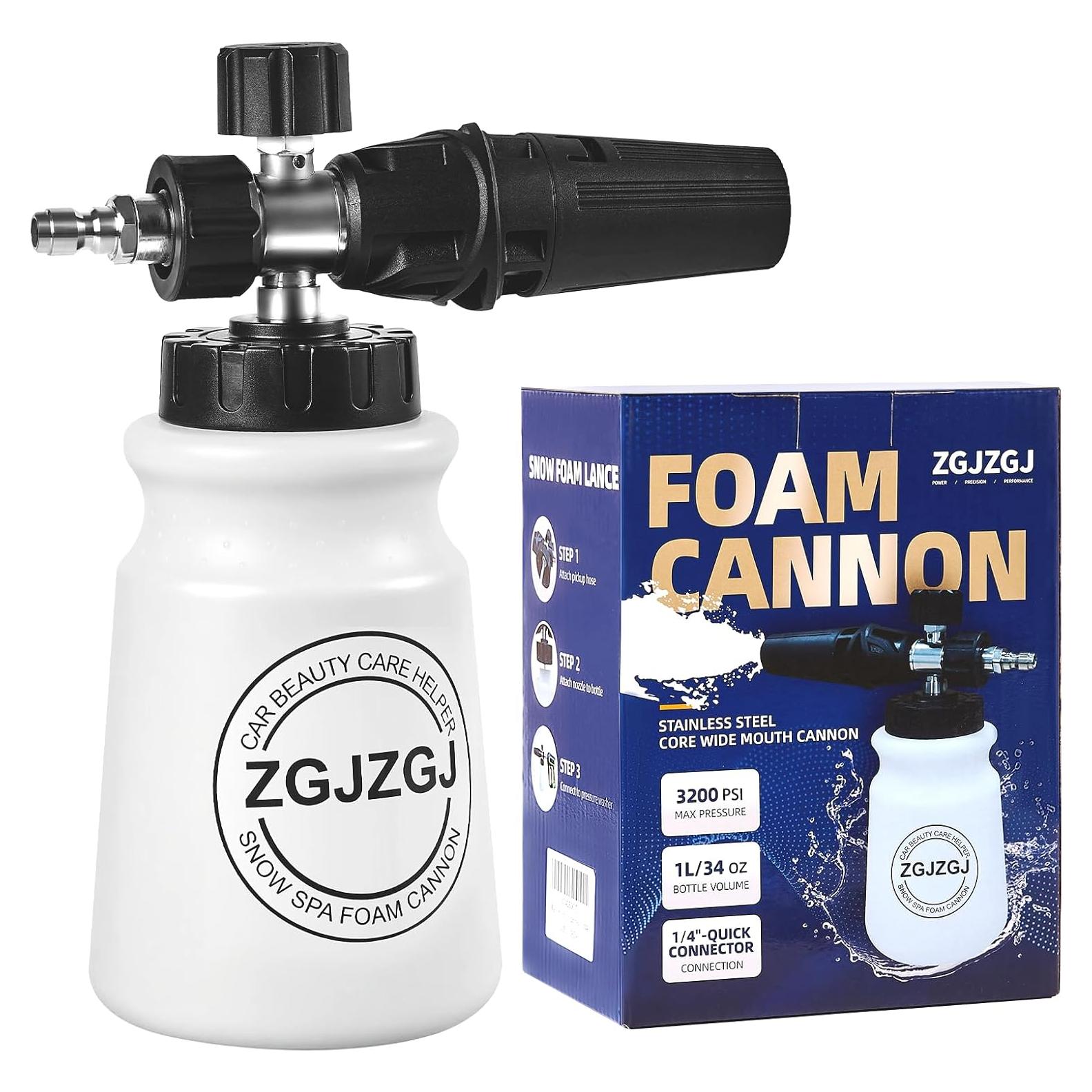 Cañón de Espuma ZGJZGJ 1L para Lavadora a Presión 4000 PSI