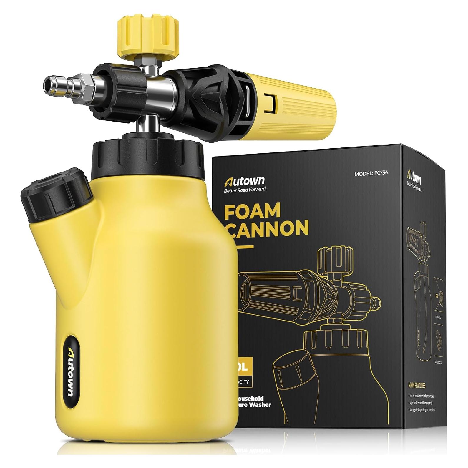 Cannon de Espuma AUTOWN FC-34Y 1L para Lavadora a Presión