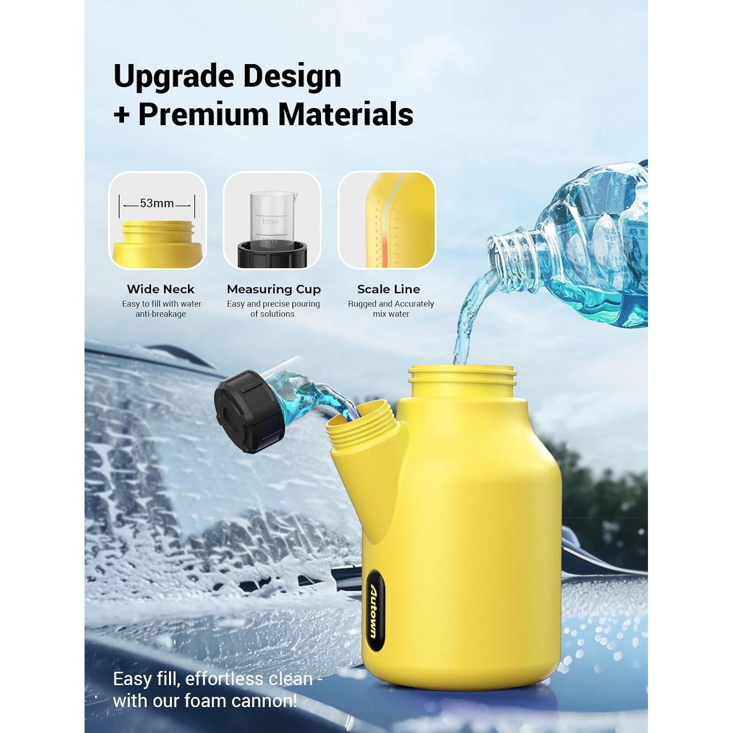 Cannon de Espuma AUTOWN FC-34Y 1L para Lavadora a Presión