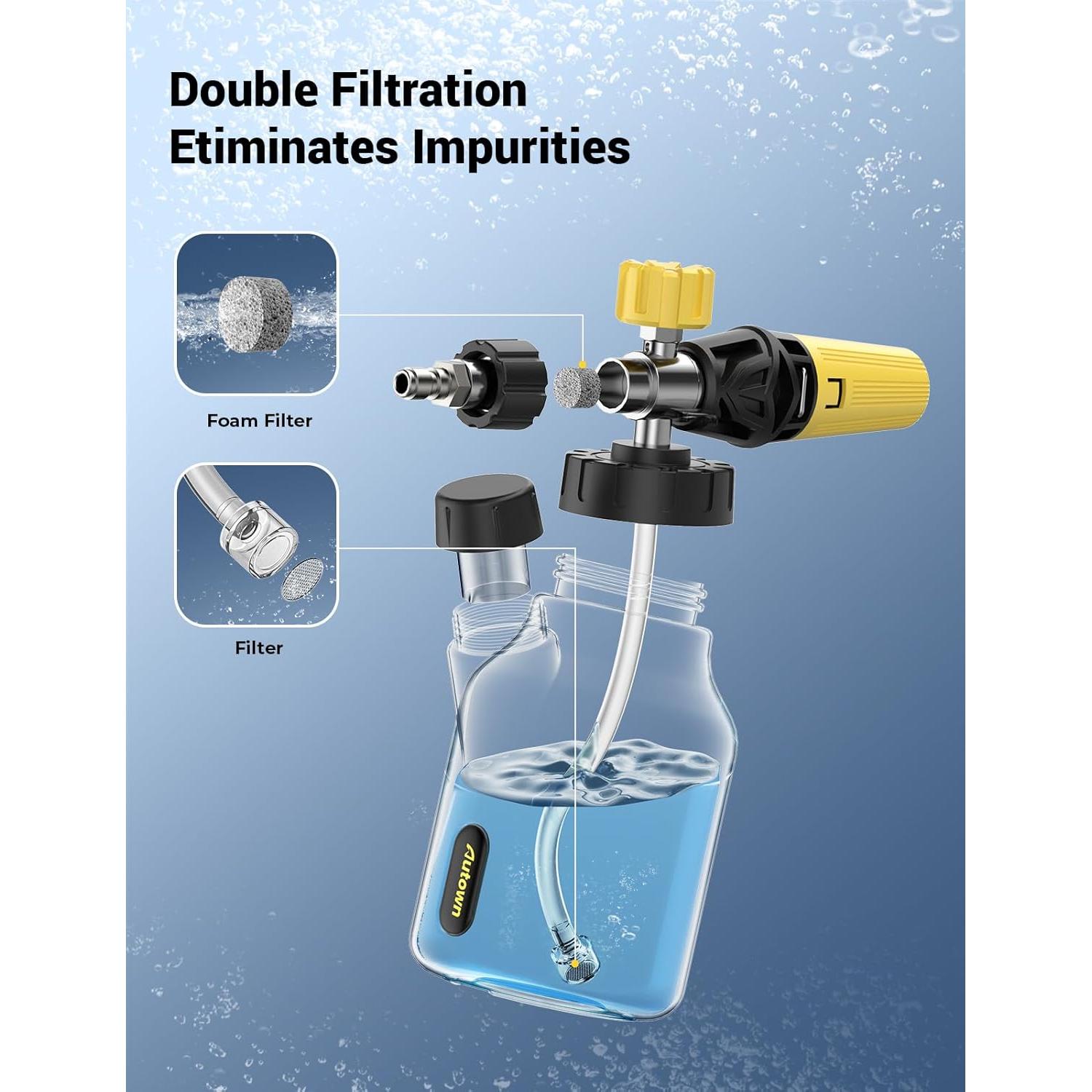 Cannon de Espuma AUTOWN FC-34Y 1L para Lavadora a Presión