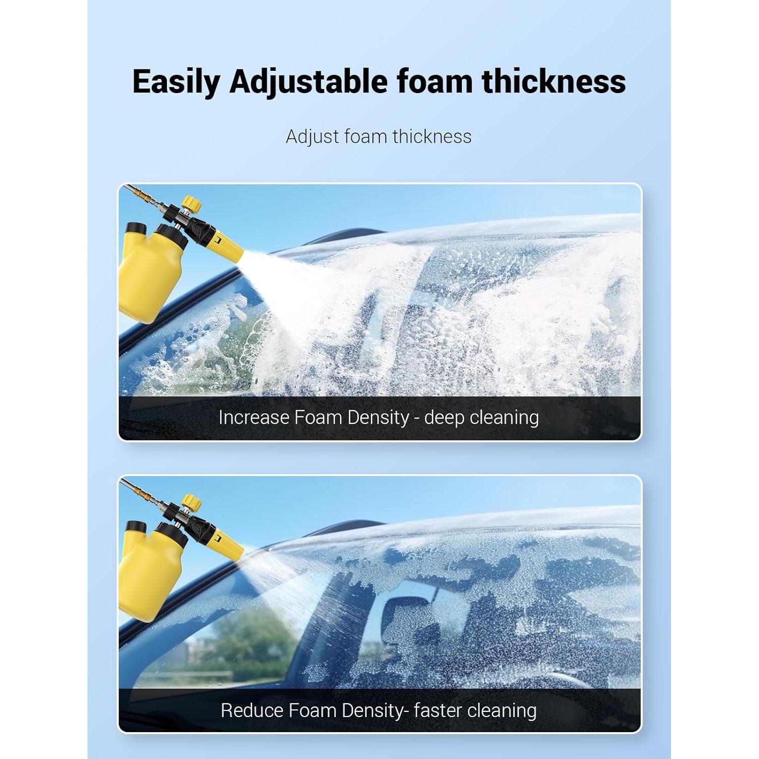 Cannon de Espuma AUTOWN FC-34Y 1L para Lavadora a Presión