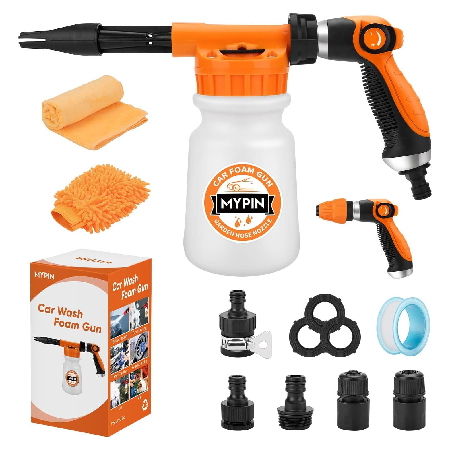 Pistola de Espuma MYPIN 16 en 1 para Lavado de Autos y Jardín