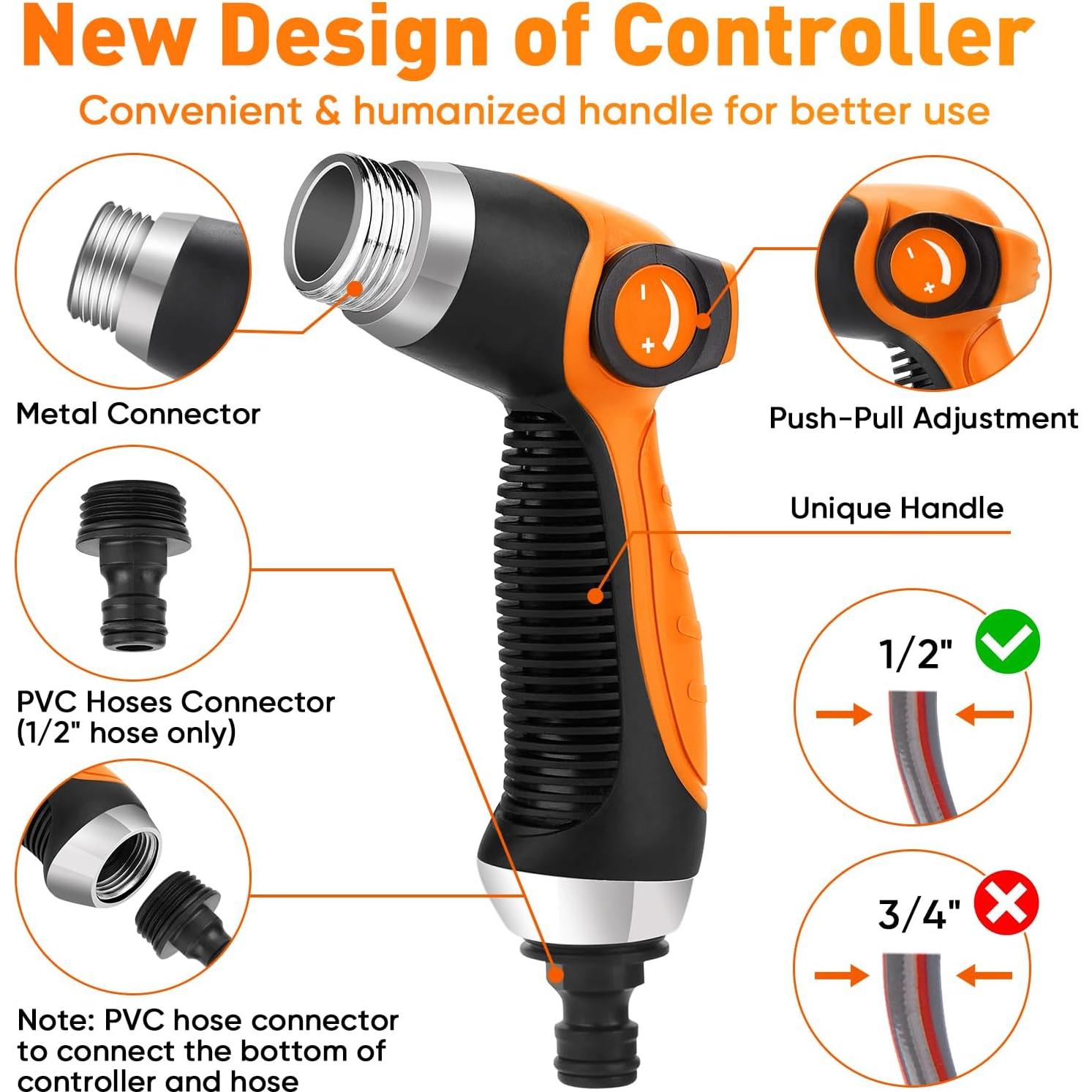 Pistola de Espuma MYPIN 16 en 1 para Lavado de Autos y Jardín