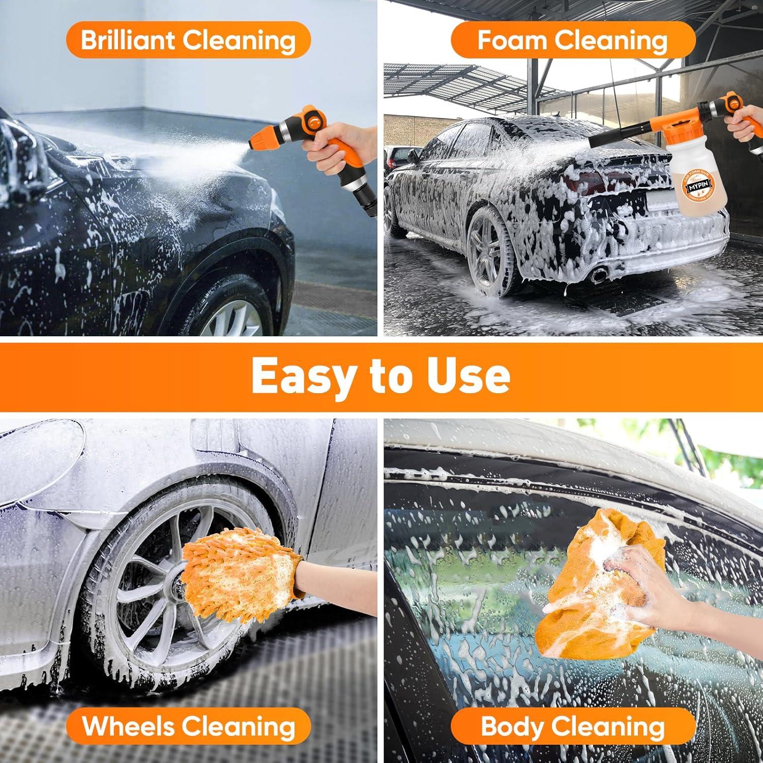 Pistola de Espuma MYPIN 16 en 1 para Lavado de Autos y Jardín