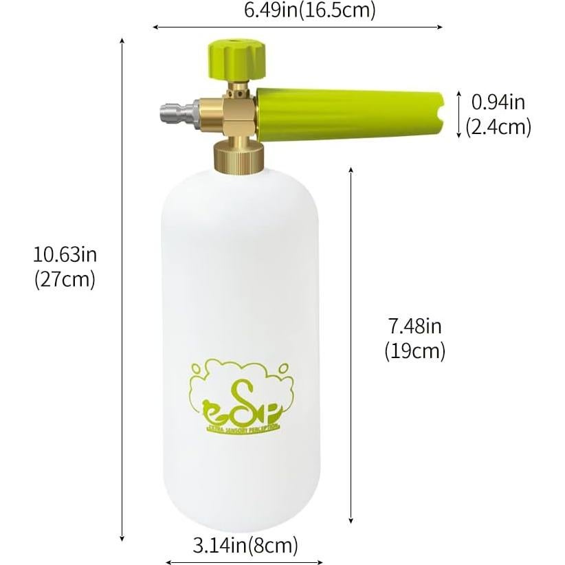 Cañón de Espuma ESP Percepción 1L Ajustable para Lavadora