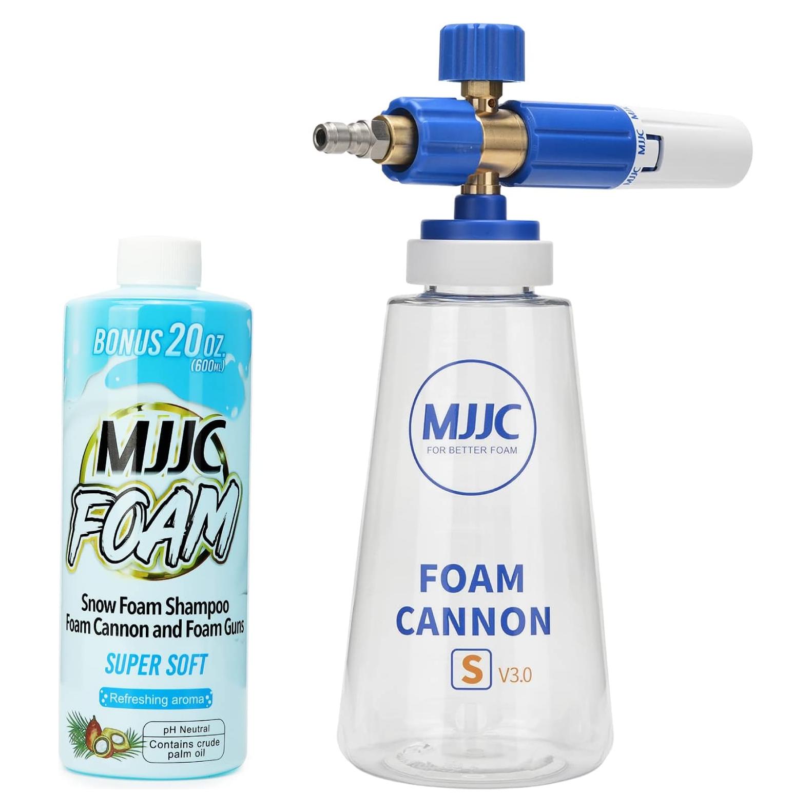Cañón de Espuma MJJC S V3.0 con Jabón Espumoso 20 fl oz