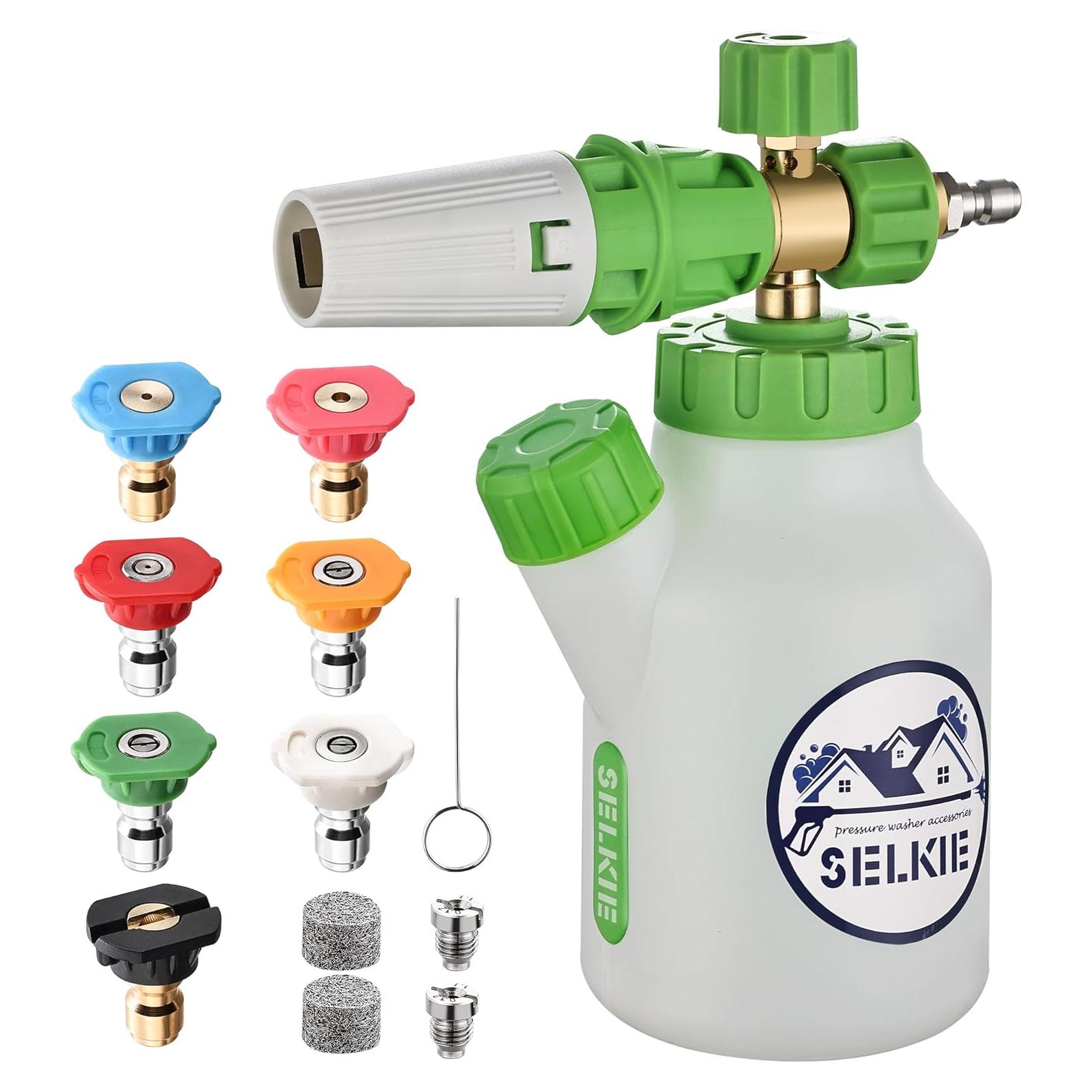 Cañón de Espuma Selkie 4500 PSI con 7 Boquillas Ajustables