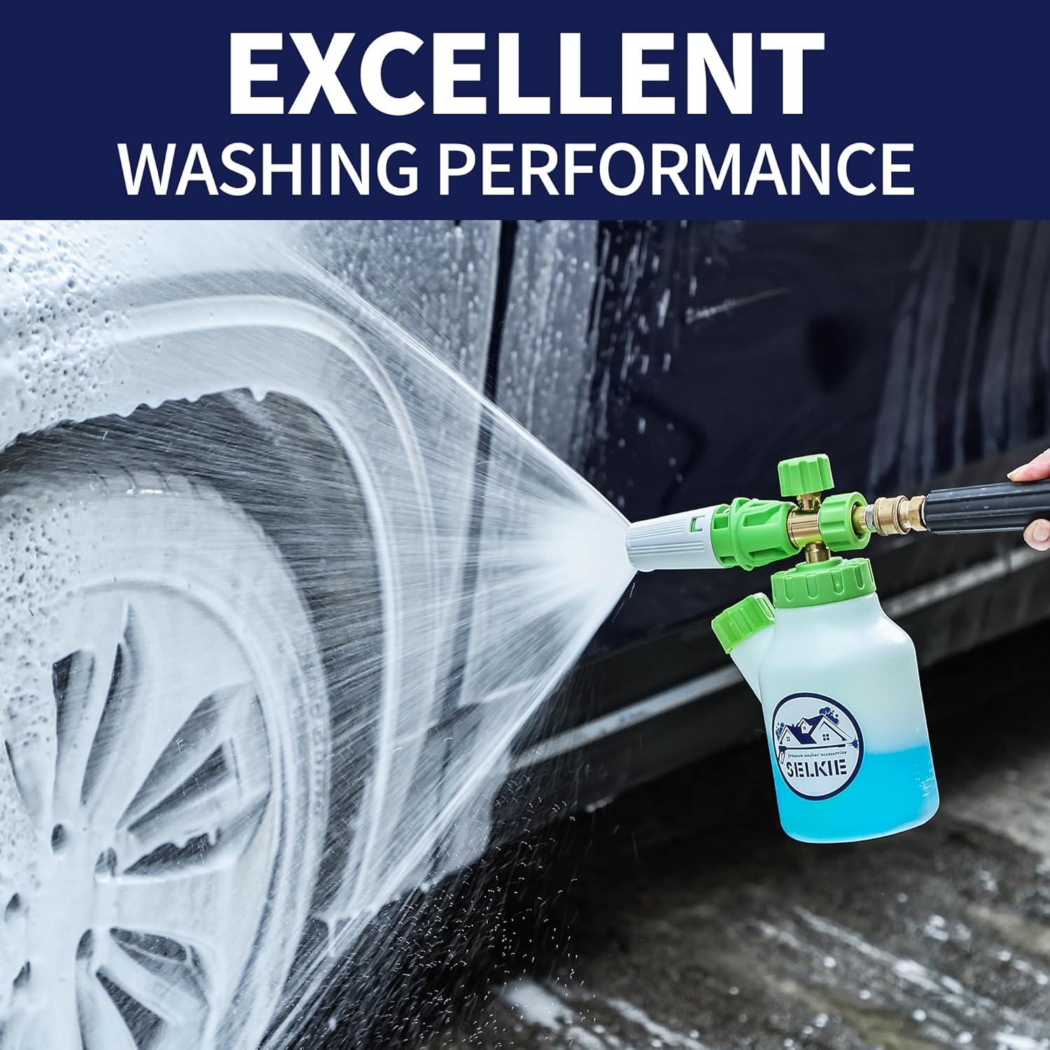 Cañón de Espuma Selkie 4500 PSI con 7 Boquillas Ajustables